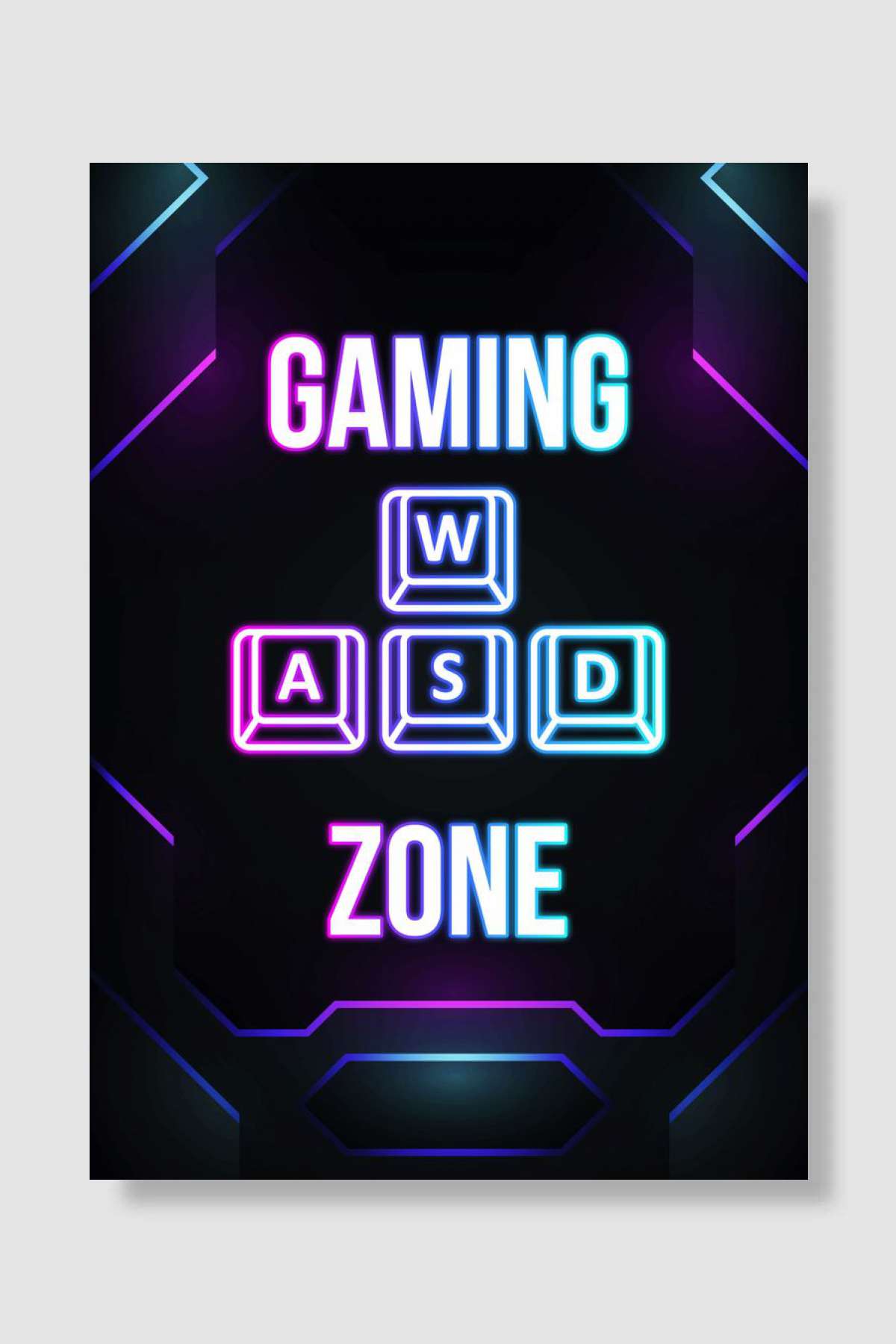 gaming zone Oyun Poster Çerçevesiz Yüksek Kalite Oyun Afiş Duvar Poster