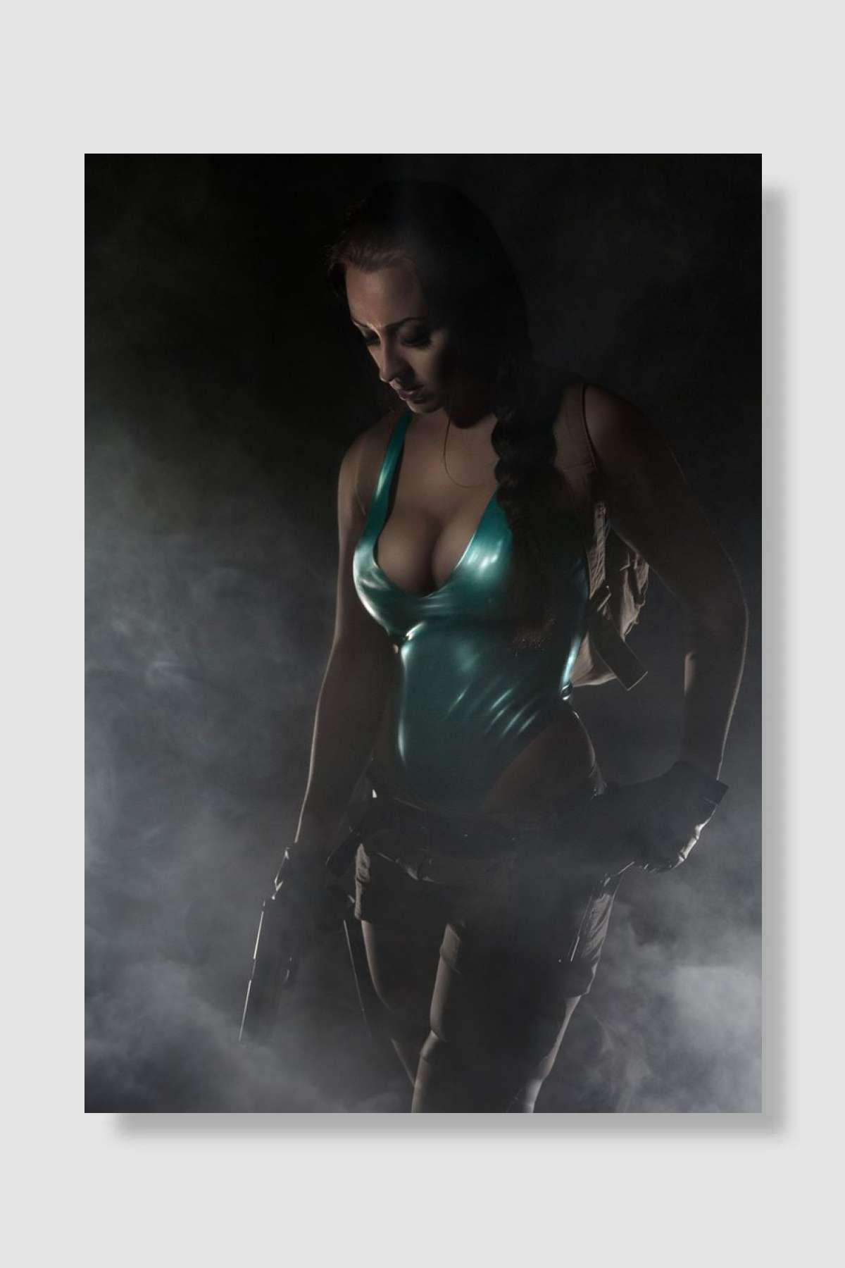 Tomb Raider Lara Croft Oyun Poster Çerçevesiz Yüksek Kalite Oyun Afiş Duvar Poster