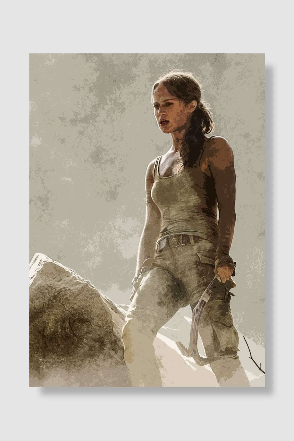 tomb raiders Oyun Poster Çerçevesiz Yüksek Kalite Oyun Afiş Duvar Poster