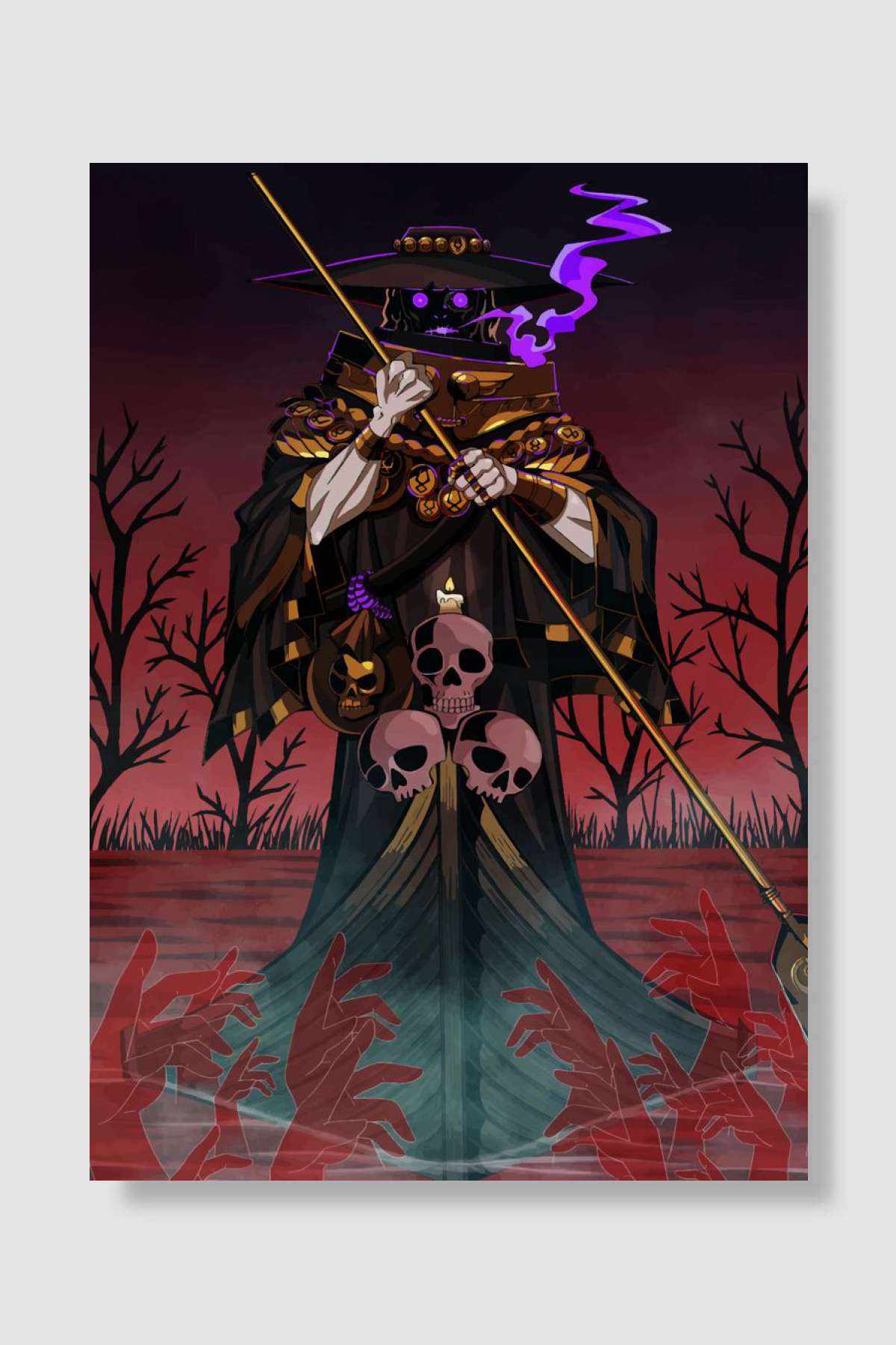 HADES Oyun Poster Çerçevesiz Yüksek Kalite Oyun Afiş Duvar Poster