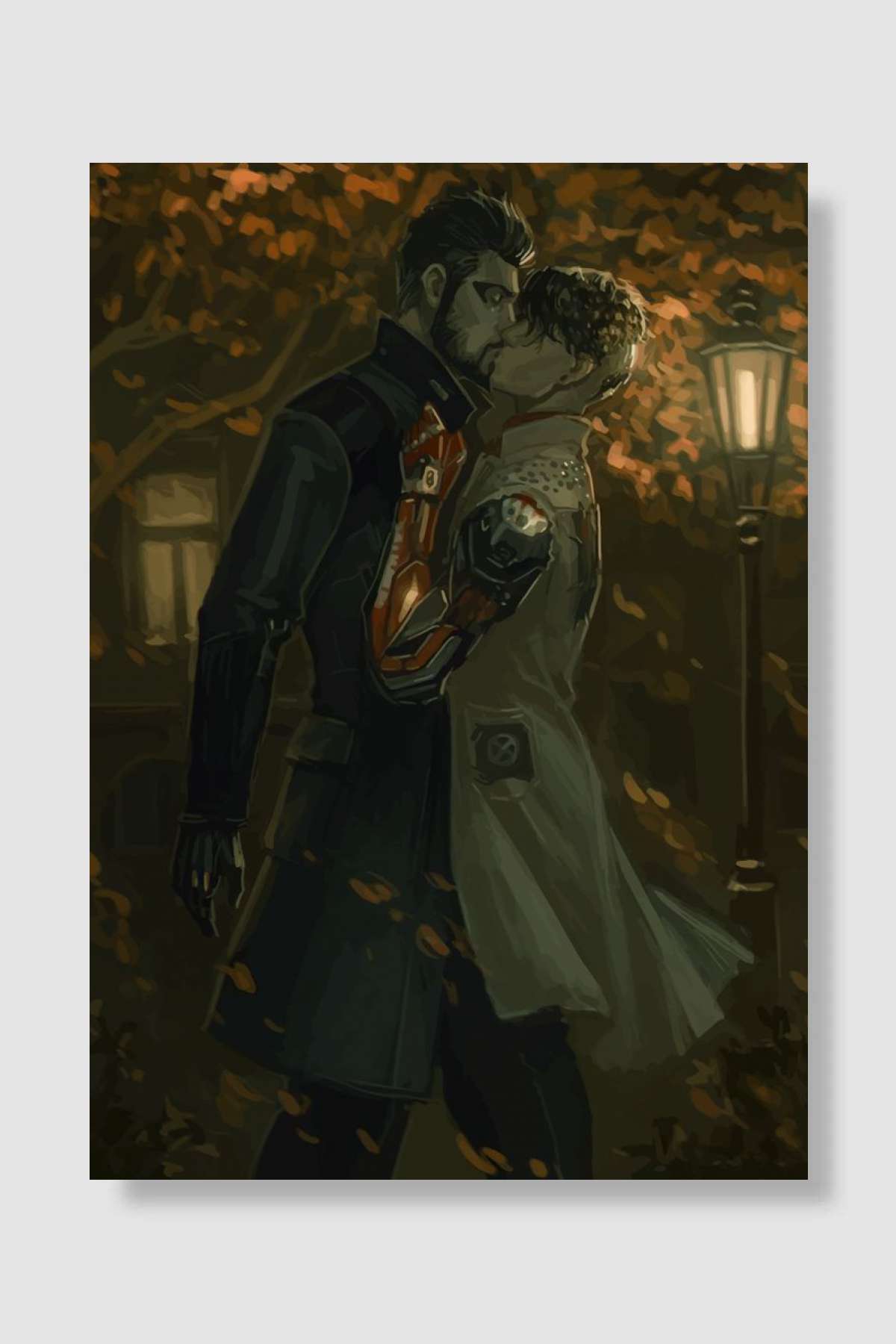 Deus ex Oyun Poster Çerçevesiz Yüksek Kalite Oyun Afiş Duvar Poster