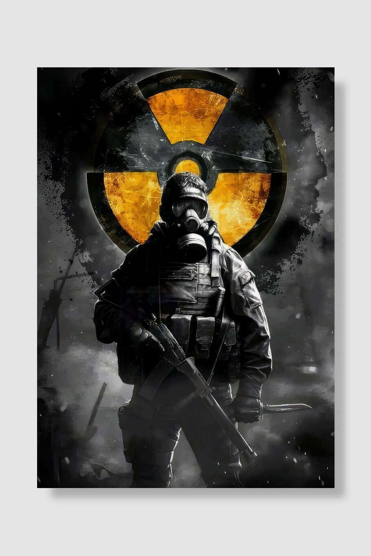 Nuclear survivor Oyun Poster Çerçevesiz Yüksek Kalite Oyun Afiş Duvar Poster