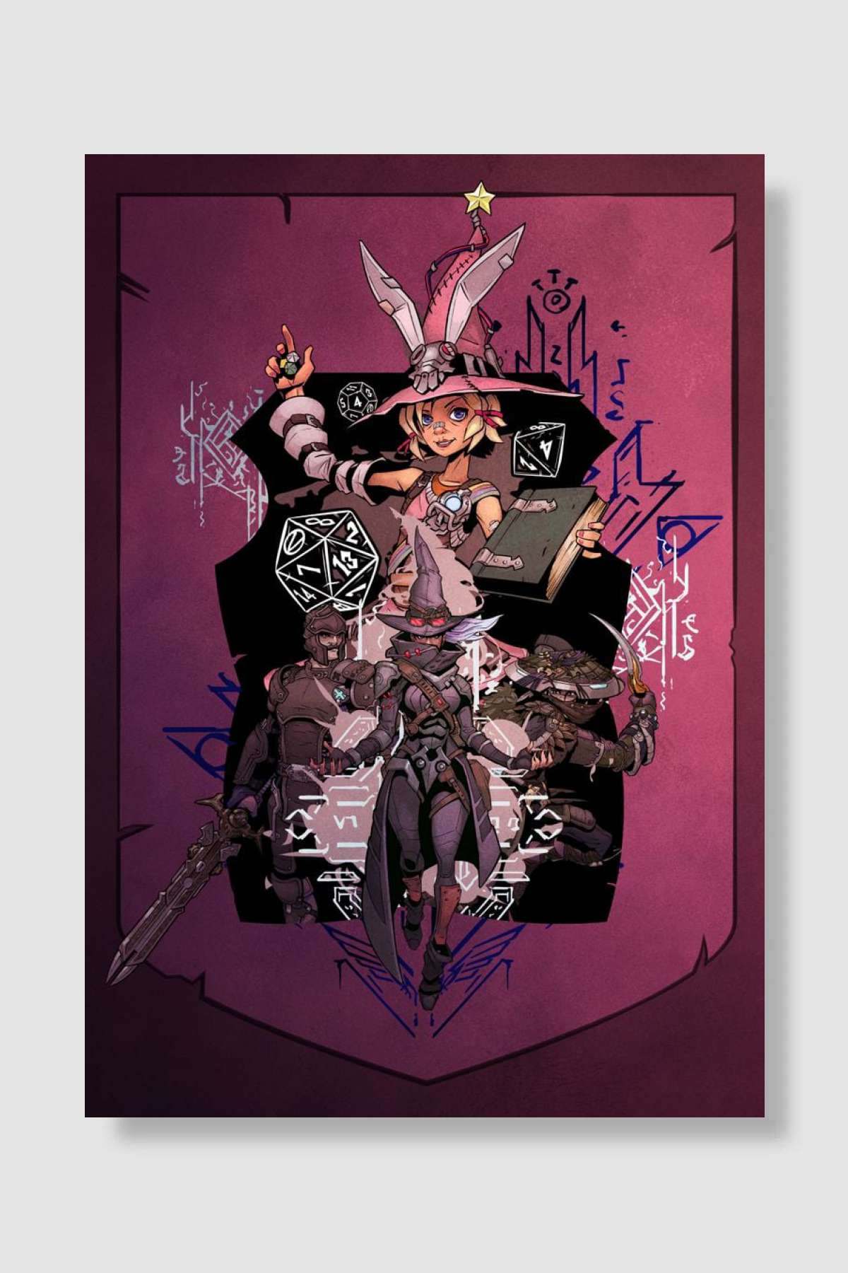 Coat of Arms Oyun Poster Çerçevesiz Yüksek Kalite Oyun Afiş Duvar Poster