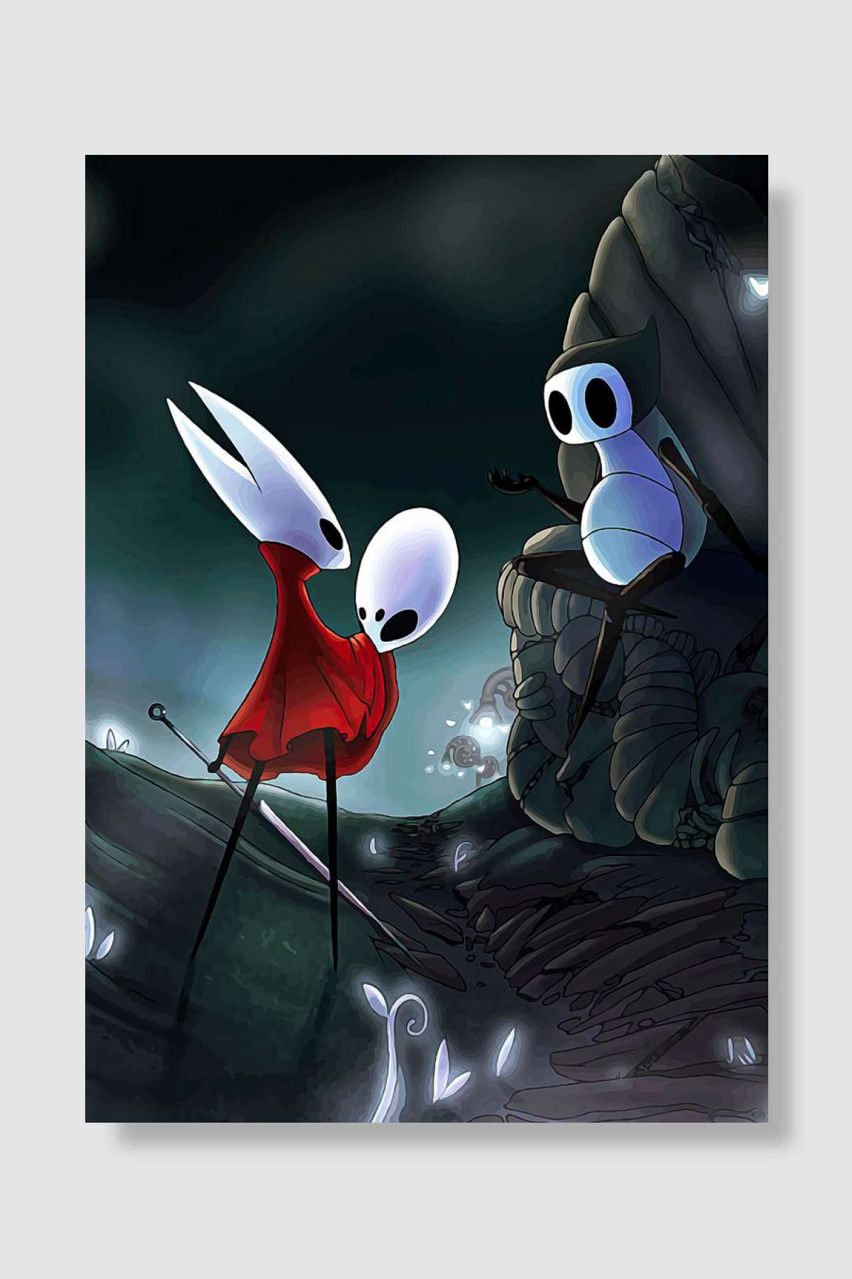 Hollow Knight Oyun Poster Çerçevesiz Yüksek Kalite Oyun Afiş Duvar Poster