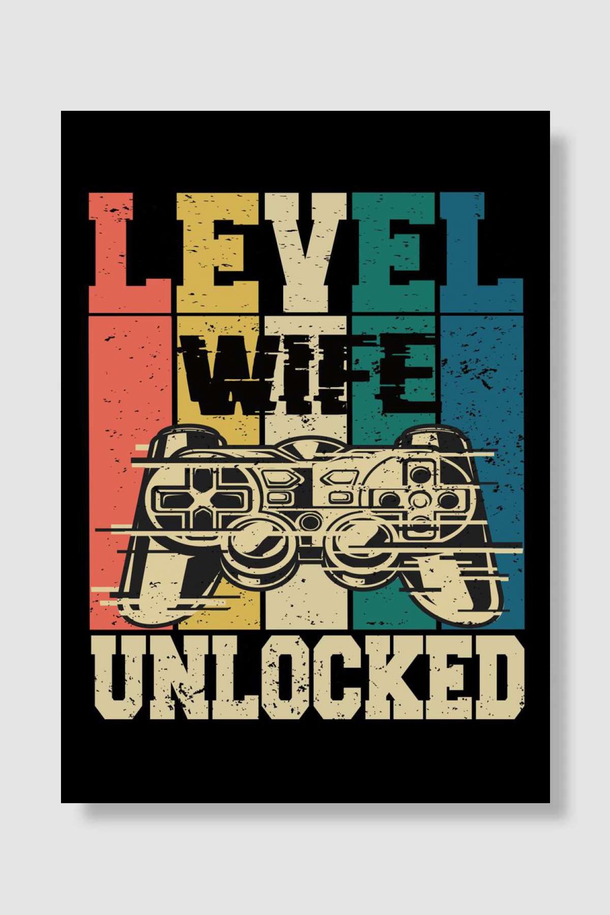 Level 13 Unlocked Oyun Poster Çerçevesiz Yüksek Kalite Oyun Afiş Duvar Poster