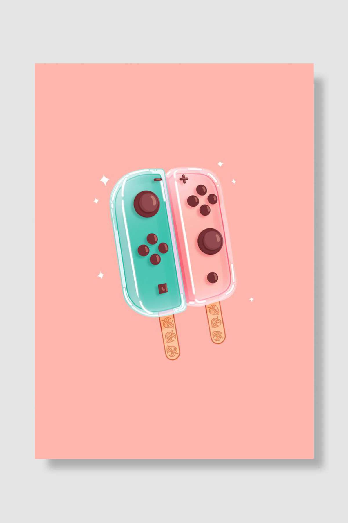 Sharing is caring Oyun Poster Çerçevesiz Yüksek Kalite Oyun Afiş Duvar Poster