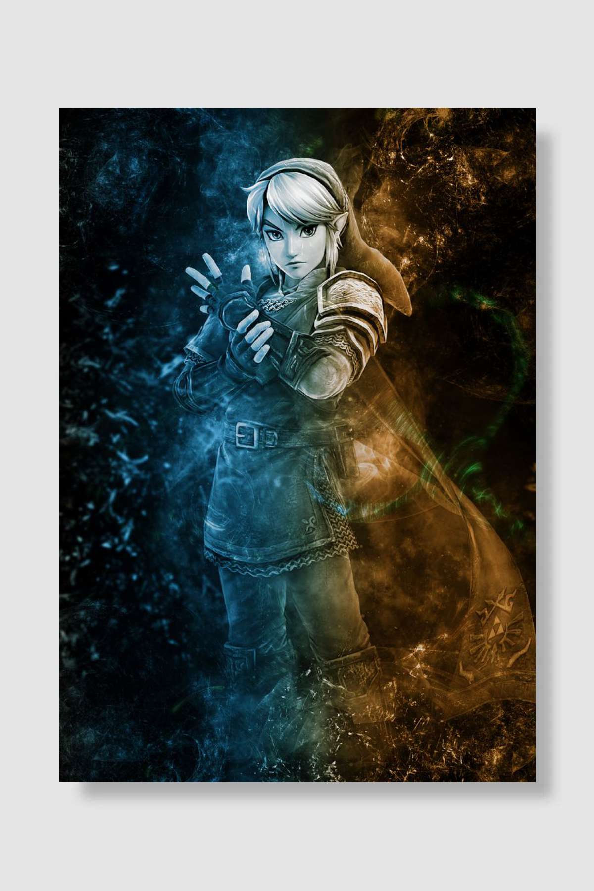 Link Oyun Poster Çerçevesiz Yüksek Kalite Oyun Afiş Duvar Poster