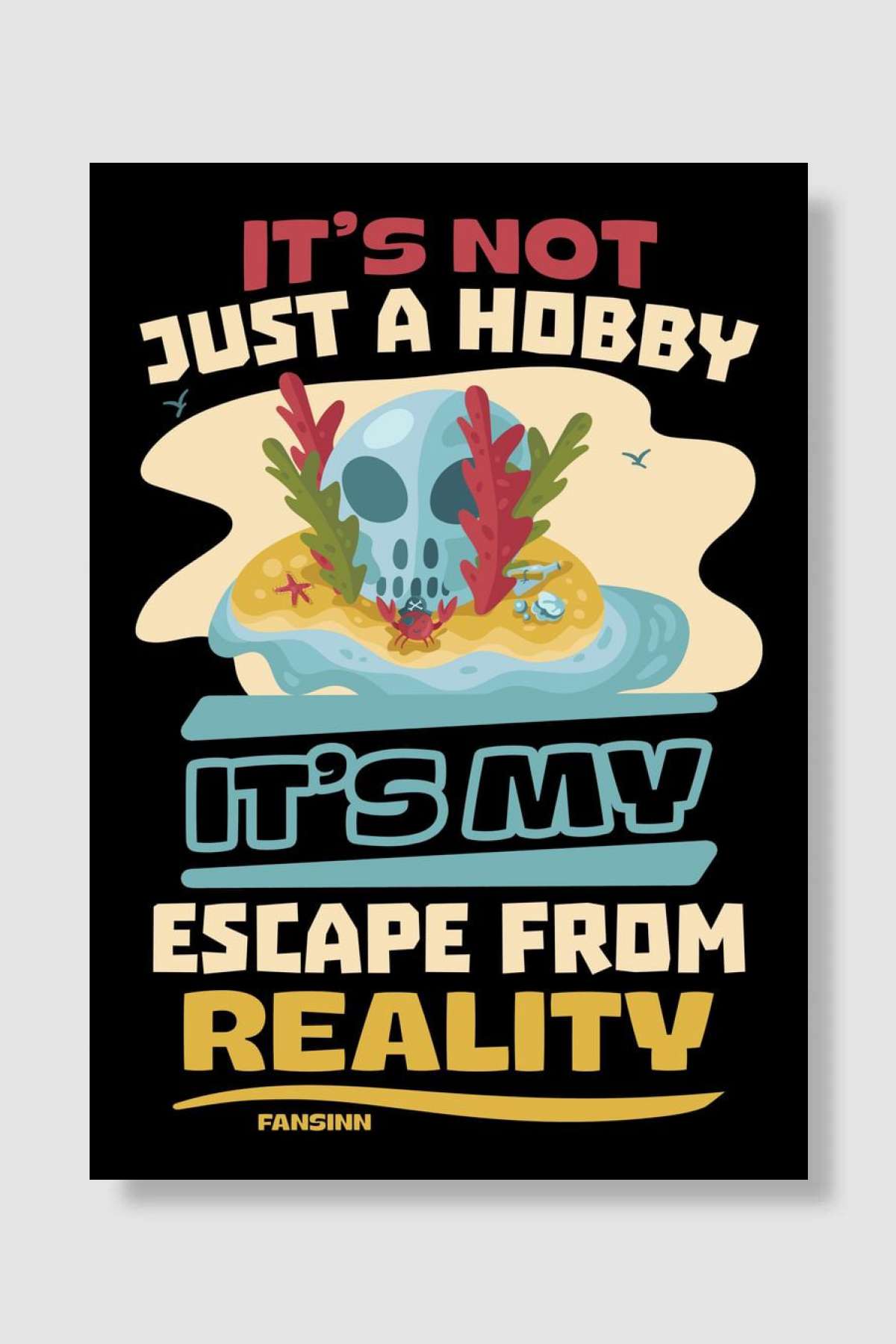 Pirate Its Not Just A Hob Oyun Poster Çerçevesiz Yüksek Kalite Oyun Afiş Duvar Poster