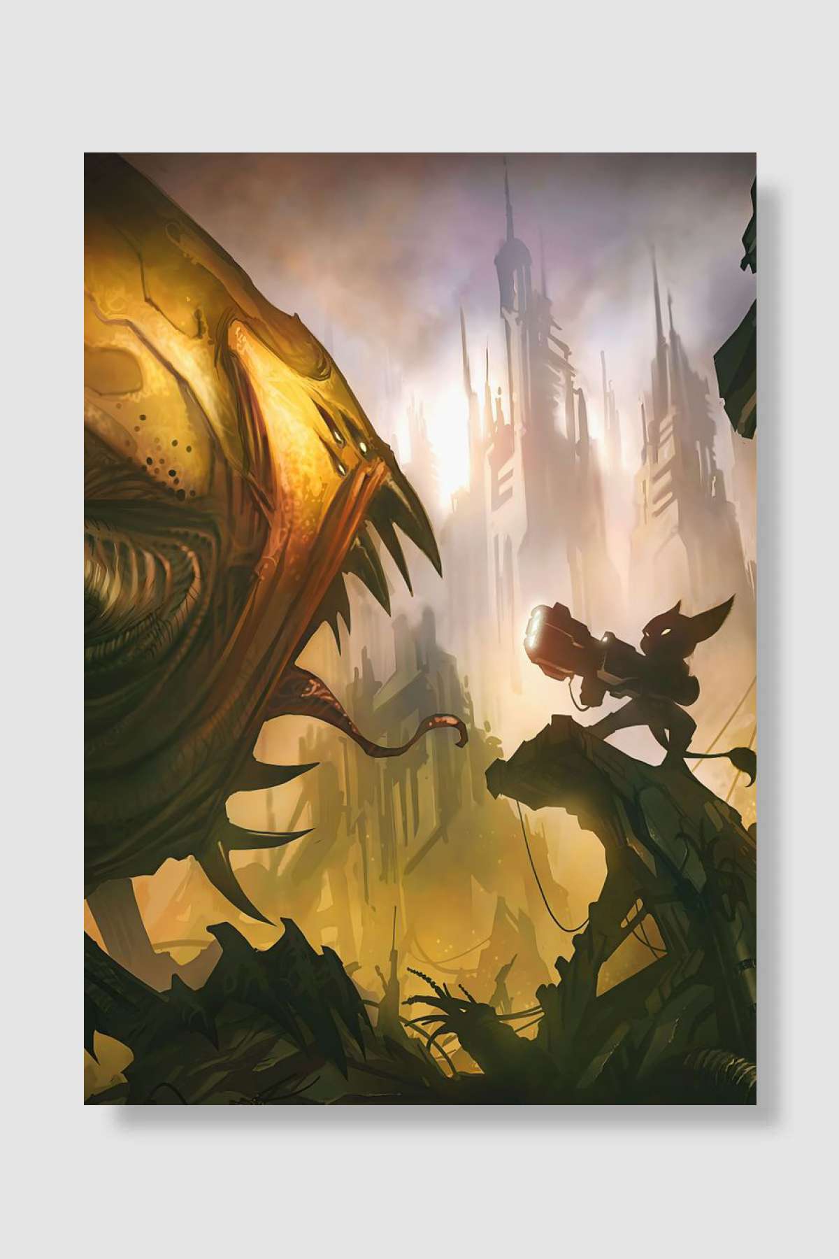 Ratchet n Clank Oyun Poster Çerçevesiz Yüksek Kalite Oyun Afiş Duvar Poster