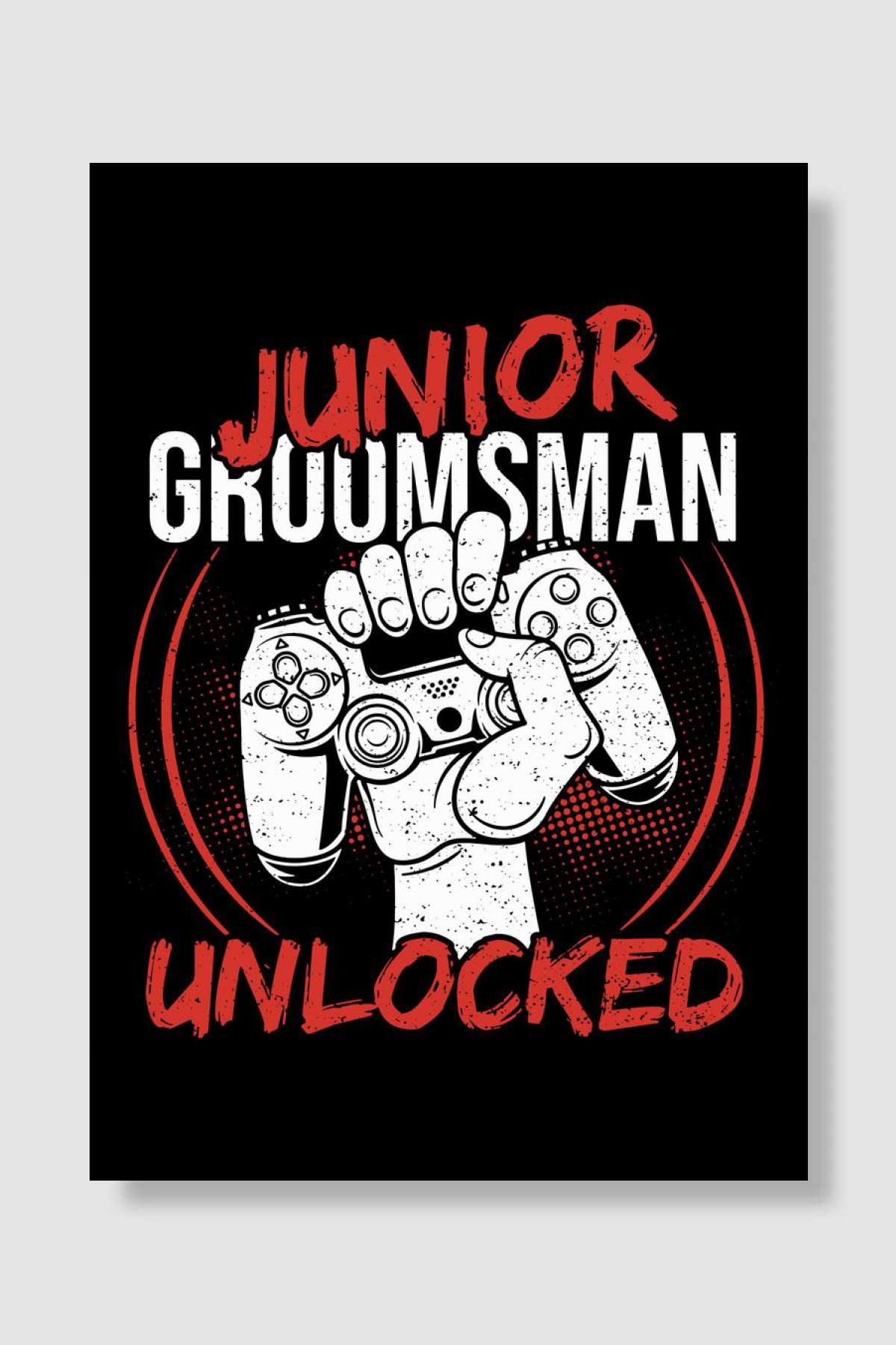 Junior Groomsman Unlocked Oyun Poster Çerçevesiz Yüksek Kalite Oyun Afiş Duvar Poster