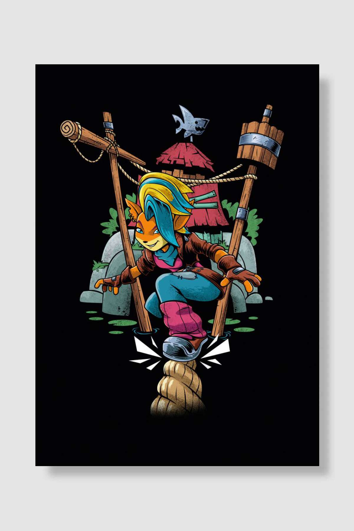 Tawna Oyun Poster Çerçevesiz Yüksek Kalite Oyun Afiş Duvar Poster