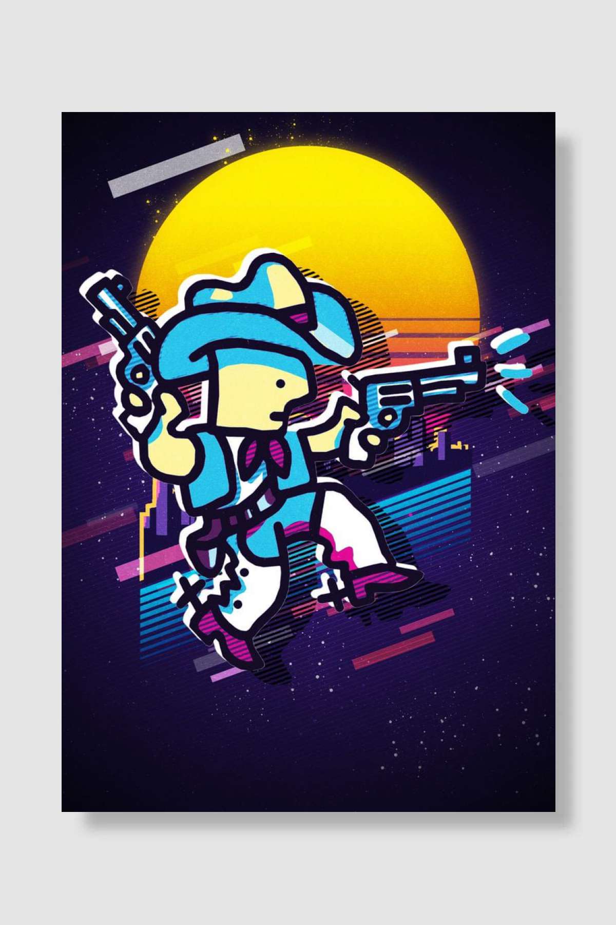 guns Oyun Poster Çerçevesiz Yüksek Kalite Oyun Afiş Duvar Poster