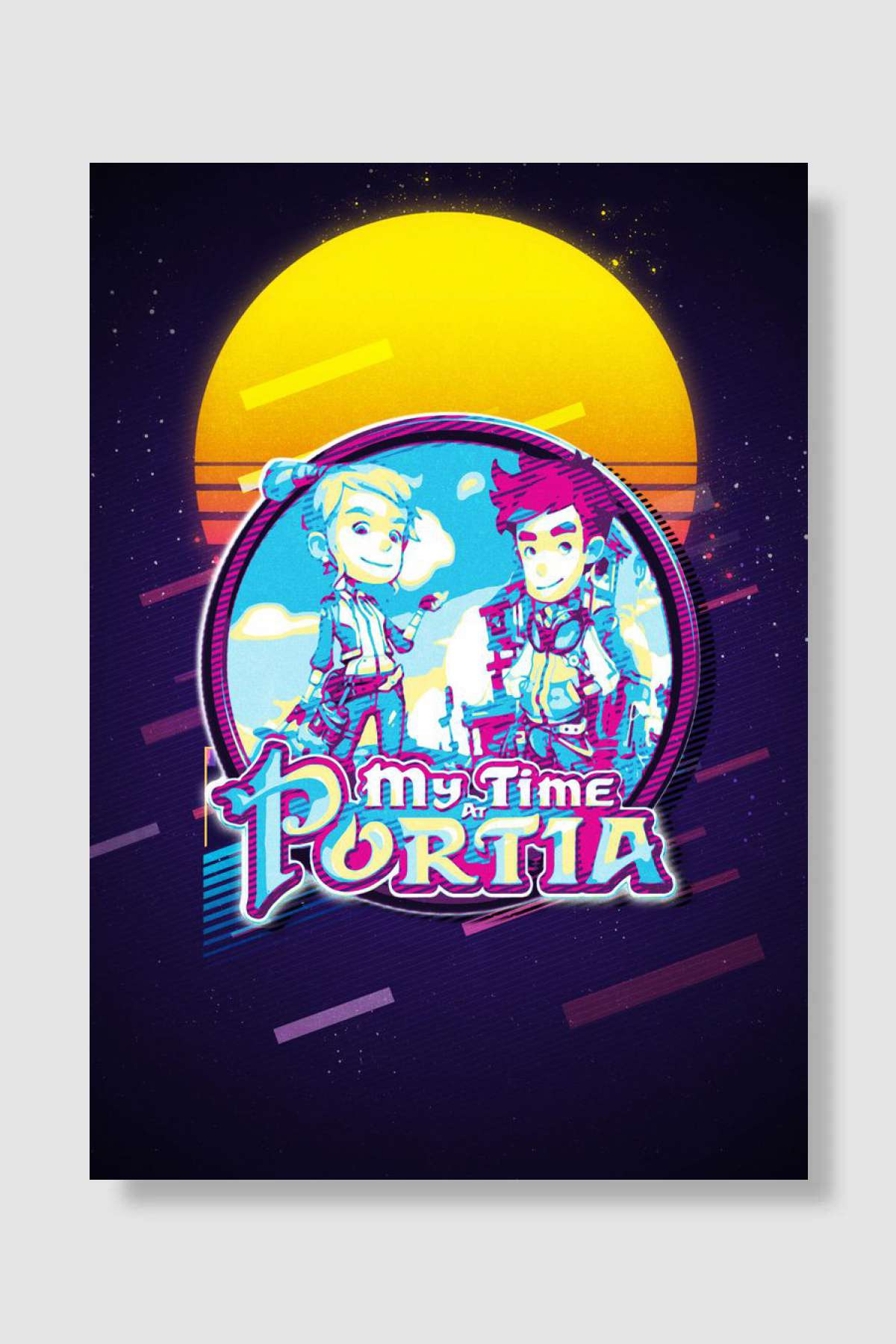 My time at portia Oyun Poster Çerçevesiz Yüksek Kalite Oyun Afiş Duvar Poster