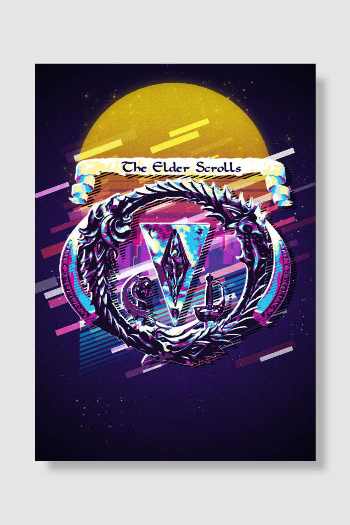 CRPG Computer Role Oyun Poster Çerçevesiz Yüksek Kalite Oyun Afiş Duvar Poster