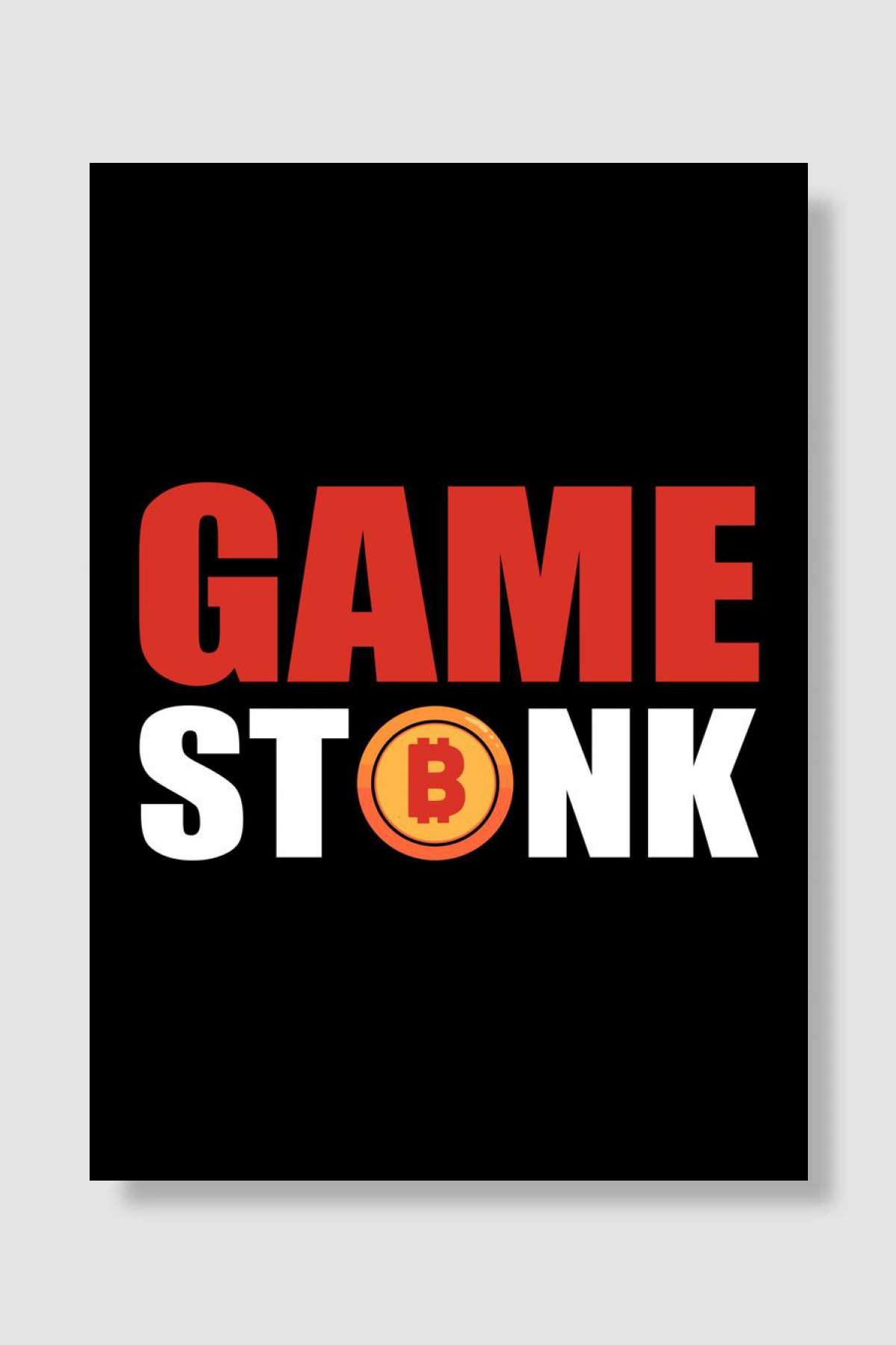 Bitcoin Game Stonk Oyun Poster Çerçevesiz Yüksek Kalite Oyun Afiş Duvar Poster
