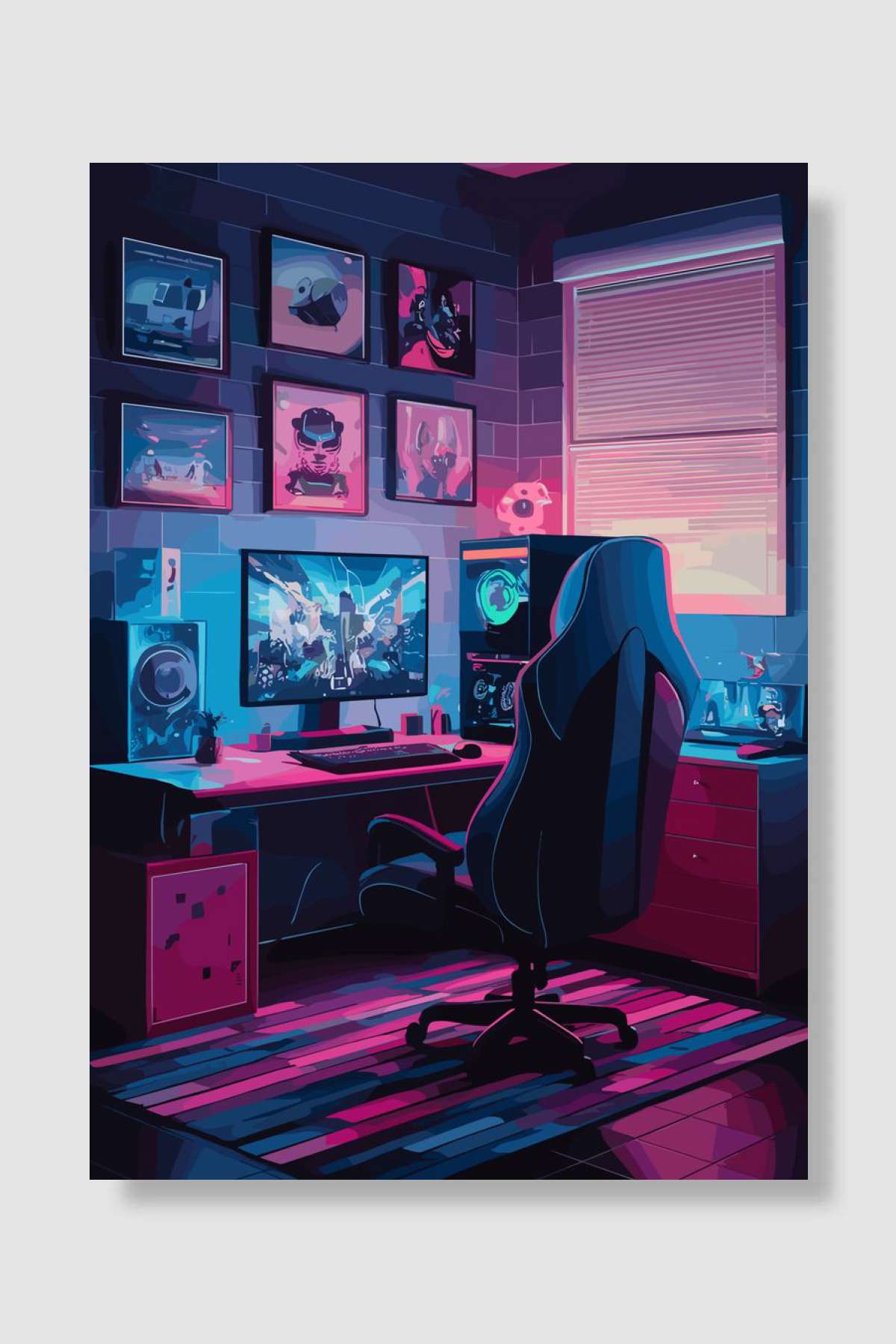 Gaming Room Oyun Poster Çerçevesiz Yüksek Kalite Oyun Afiş Duvar Poster - En İyi Fiyatlarla