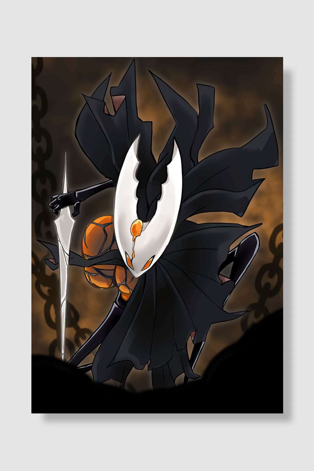 Hollow Knight Game Oyun Poster Çerçevesiz Yüksek Kalite Oyun Afiş Duvar Poster