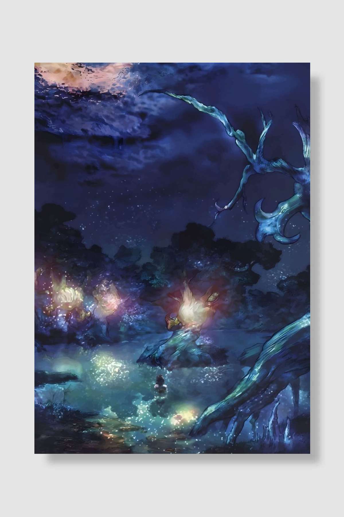 Final Fantasy VII Remake Oyun Poster Çerçevesiz Yüksek Kalite Oyun Afiş Duvar Poster