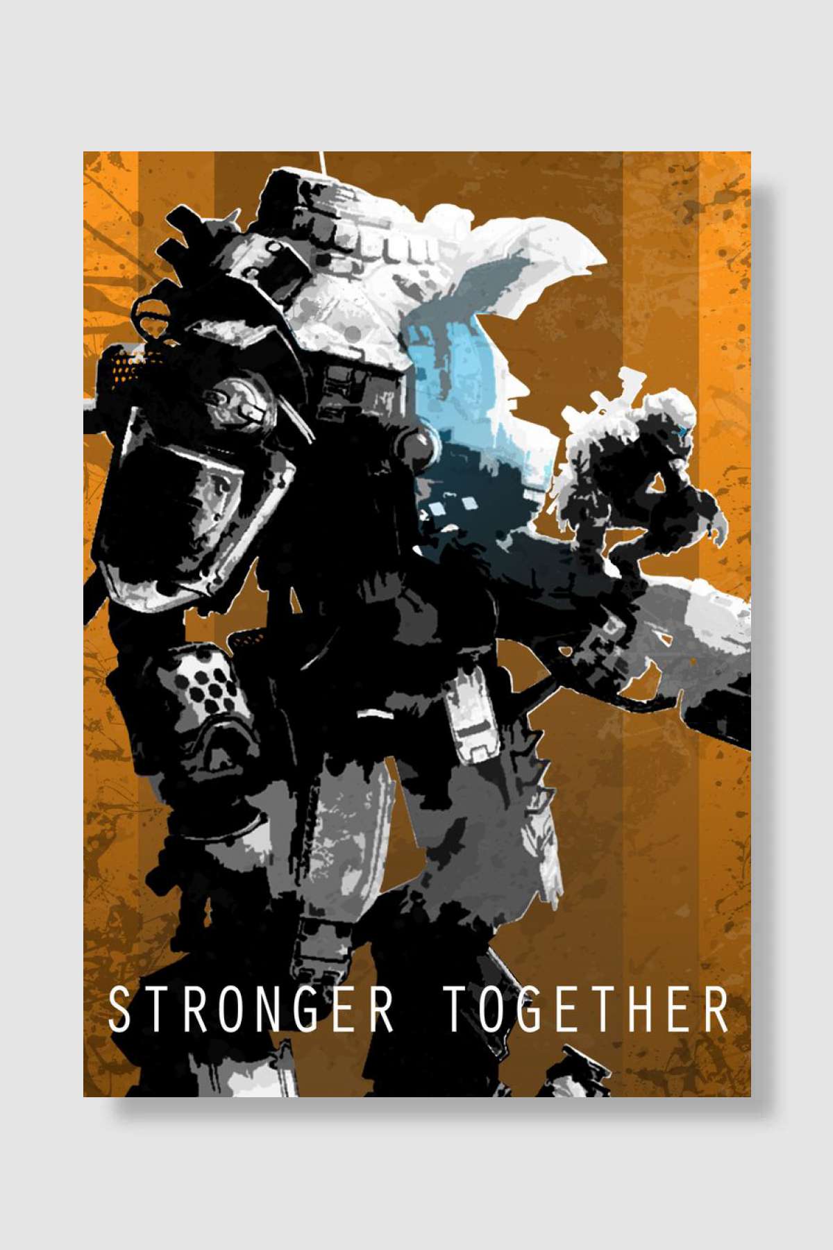 We are Stronger Together Oyun Poster Çerçevesiz Yüksek Kalite Oyun Afiş Duvar Poster