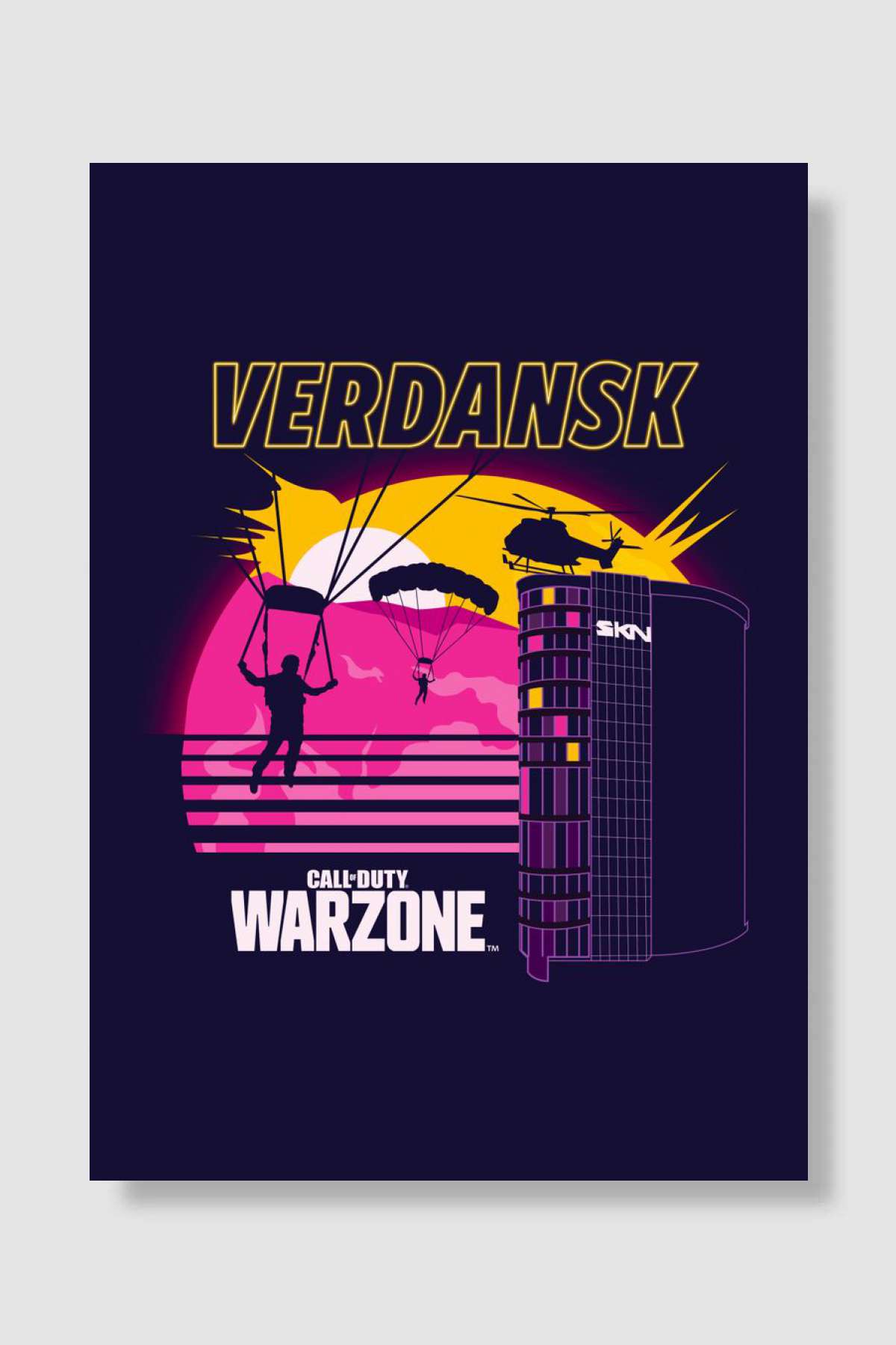 Verdansk Oyun Poster Çerçevesiz Yüksek Kalite Oyun Afiş Duvar Poster