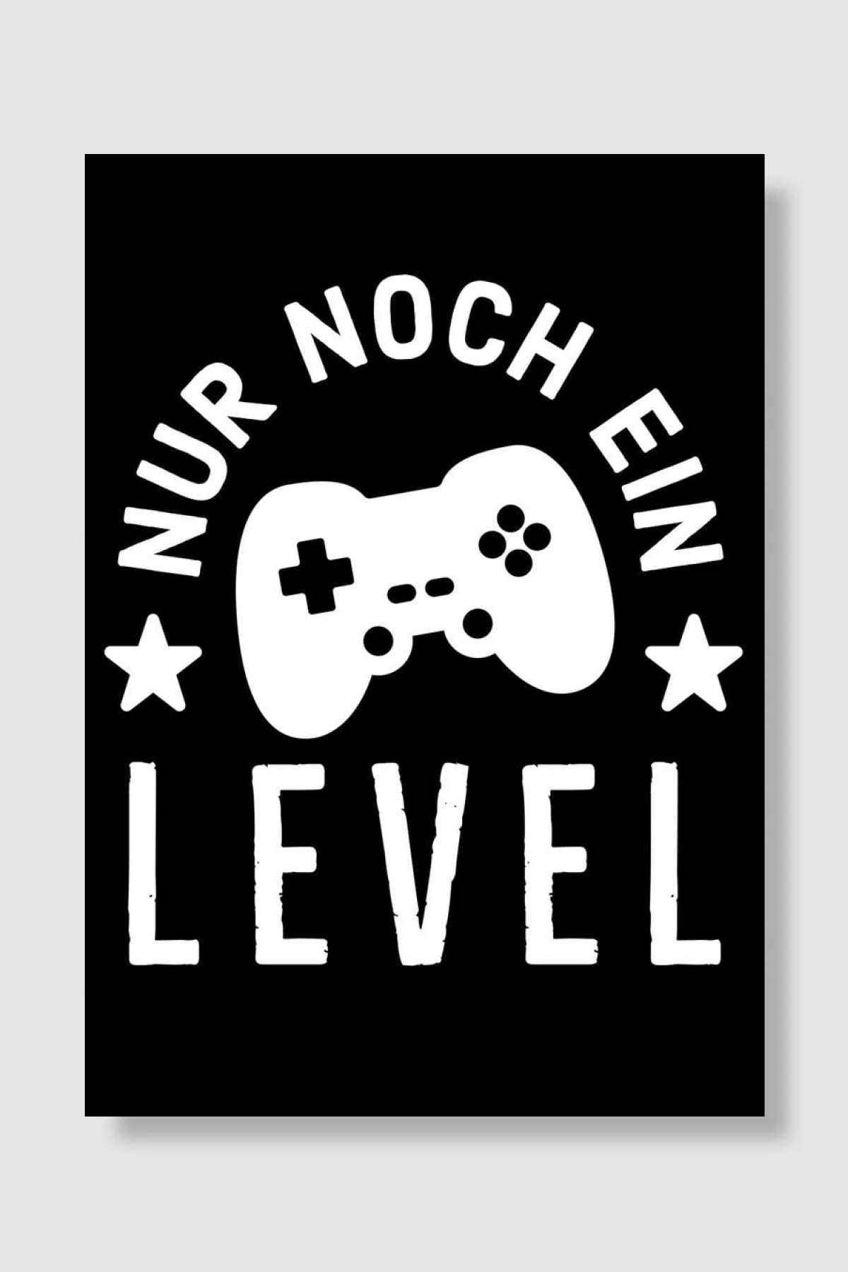 Gaming Controller Level Oyun Poster Çerçevesiz Yüksek Kalite Oyun Afiş Duvar Poster