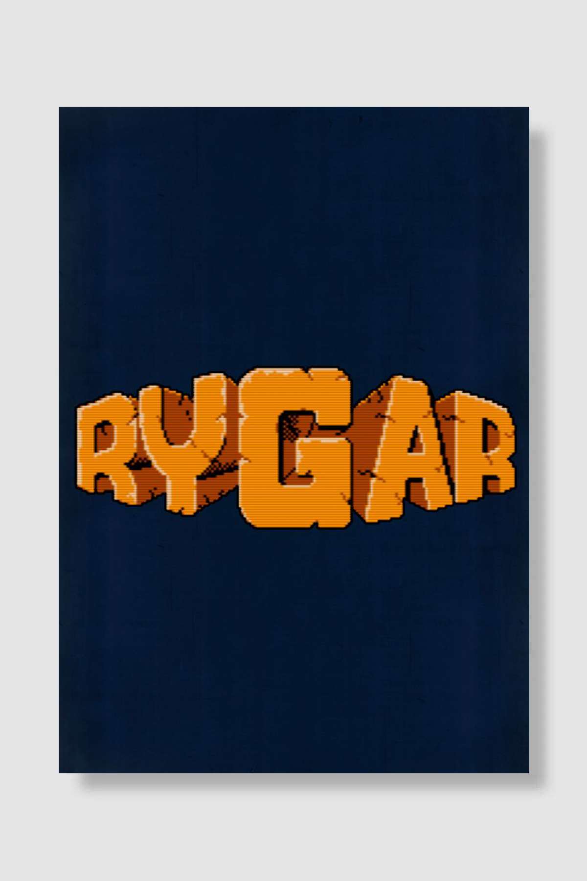 RYGAR NES TITLE SCREEN Oyun Poster Çerçevesiz Yüksek Kalite Oyun Afiş Duvar Poster