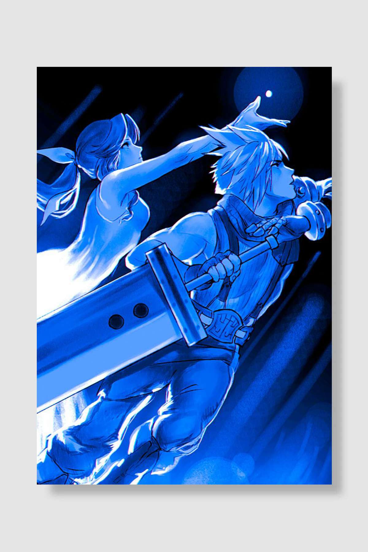 Final Fantasy Oyun Poster Çerçevesiz Yüksek Kalite Oyun Afiş Duvar Poster