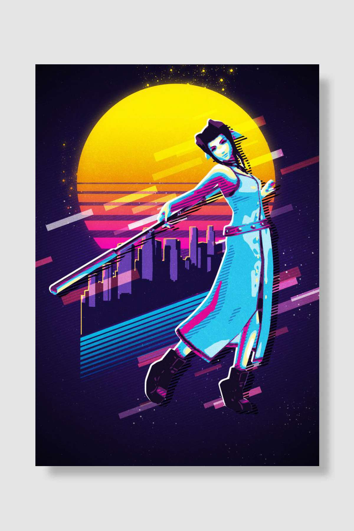 Final Fantasy Oyun Poster Çerçevesiz Yüksek Kalite Oyun Afiş Duvar Poster