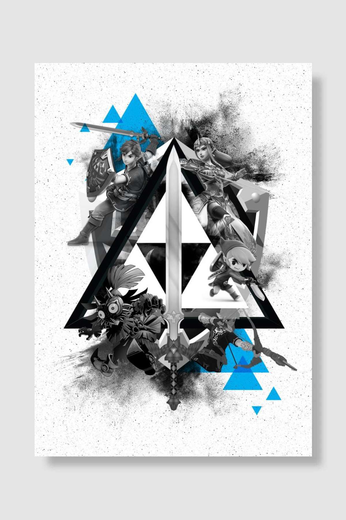 Links of zelda Oyun Poster Çerçevesiz Yüksek Kalite Oyun Afiş Duvar Poster