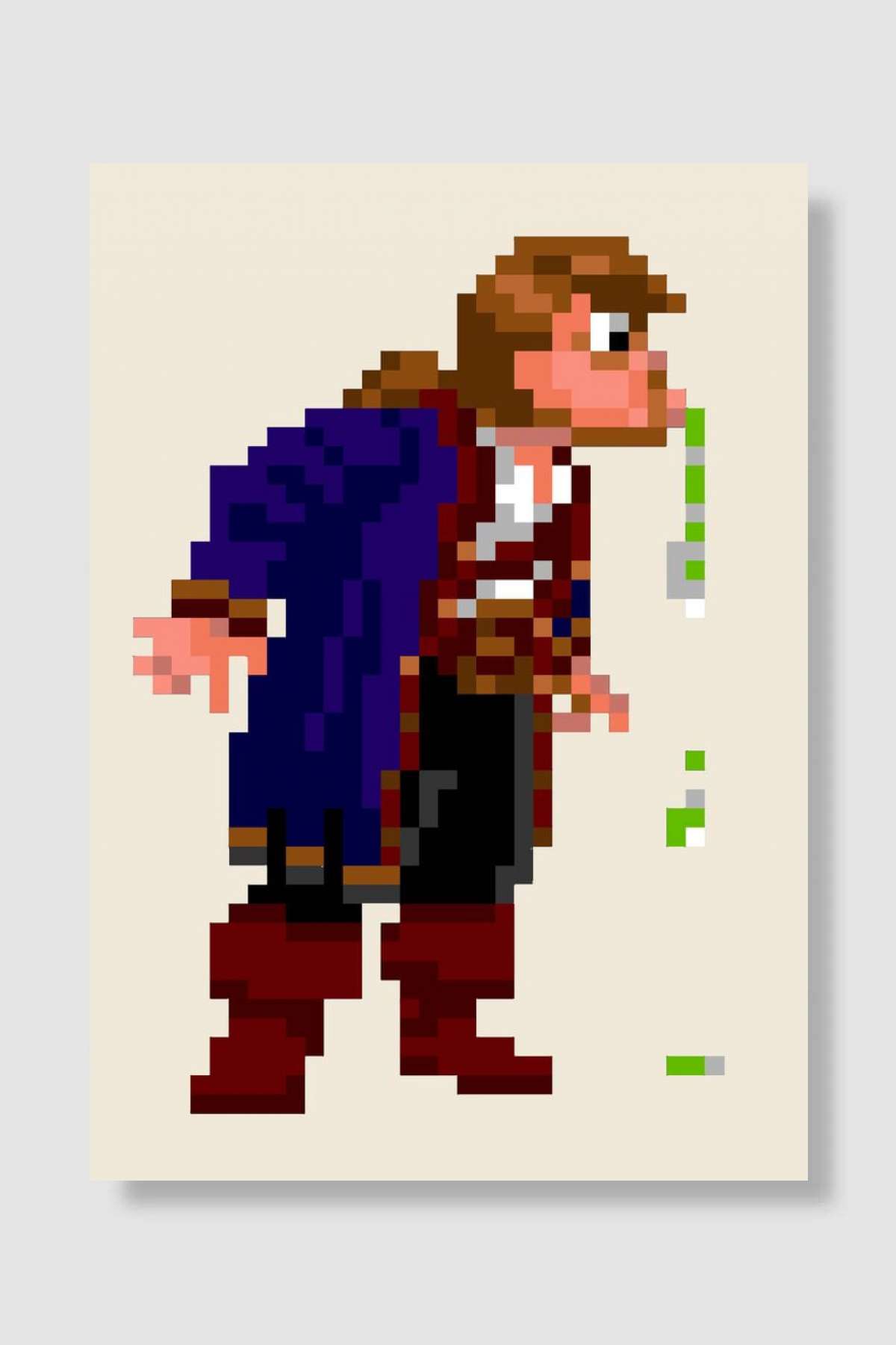 Guybrush Failed Spit Oyun Poster Çerçevesiz Yüksek Kalite Oyun Afiş Duvar Poster