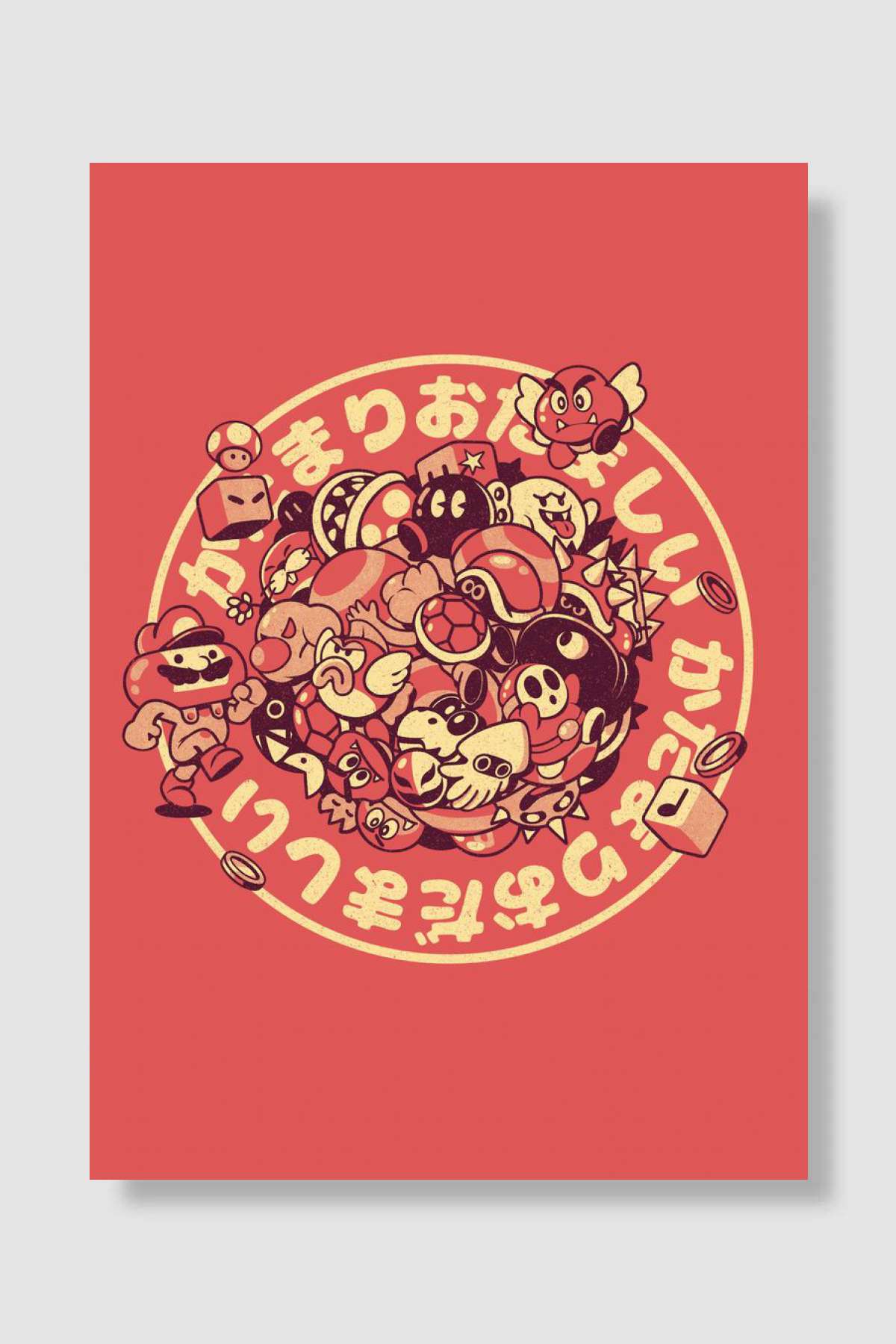 Lets a Roll Oyun Poster Çerçevesiz Yüksek Kalite Oyun Afiş Duvar Poster