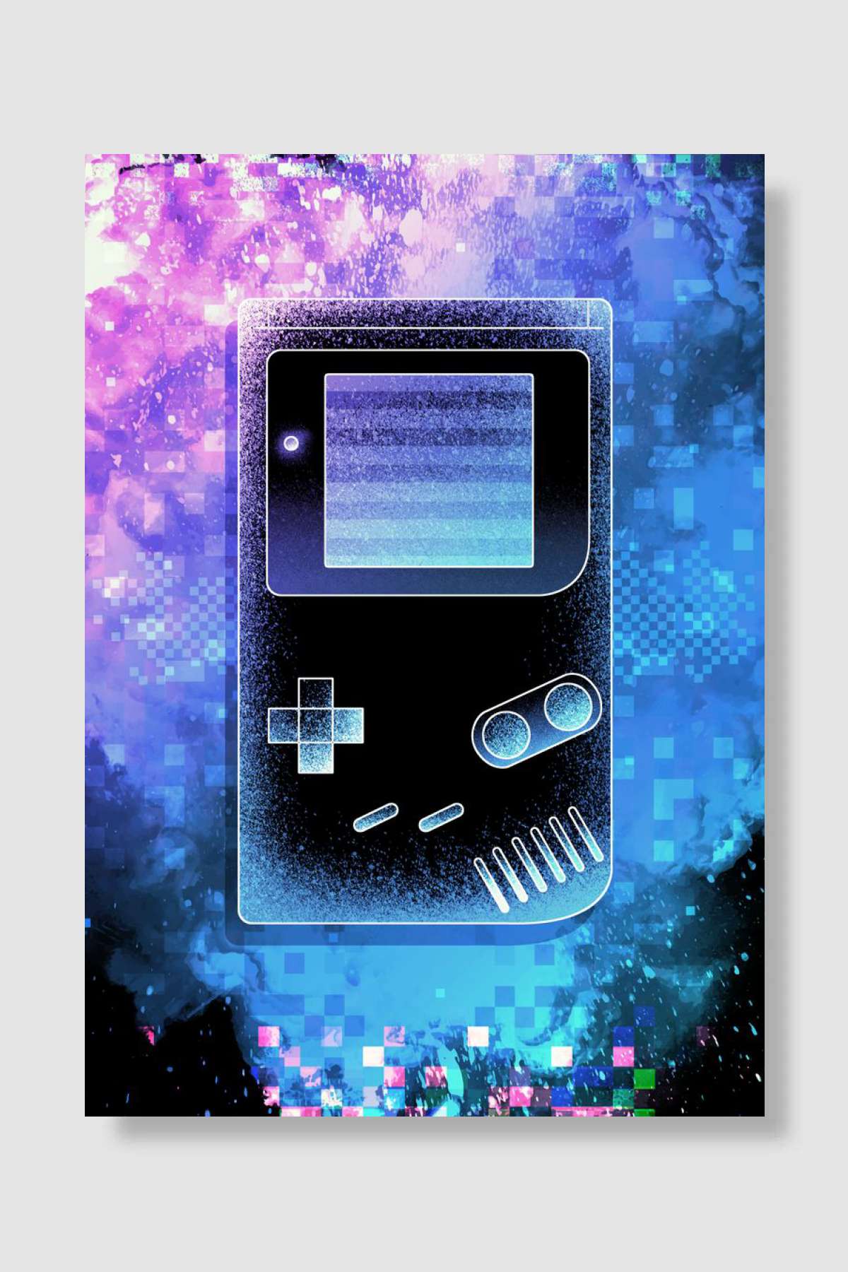 8bit Game Console Soul Oyun Poster Çerçevesiz Yüksek Kalite Oyun Afiş Duvar Poster