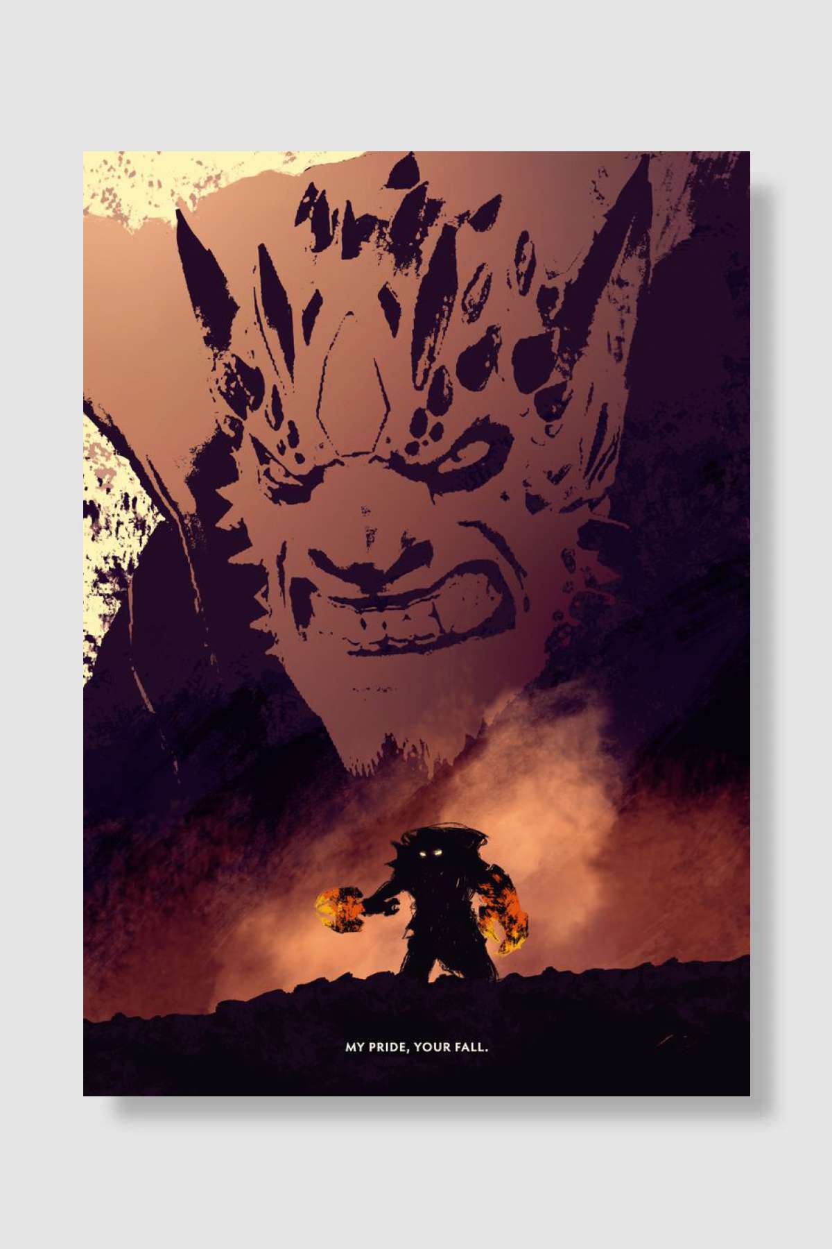 Lion Oyun Poster Çerçevesiz Yüksek Kalite Oyun Afiş Duvar Poster