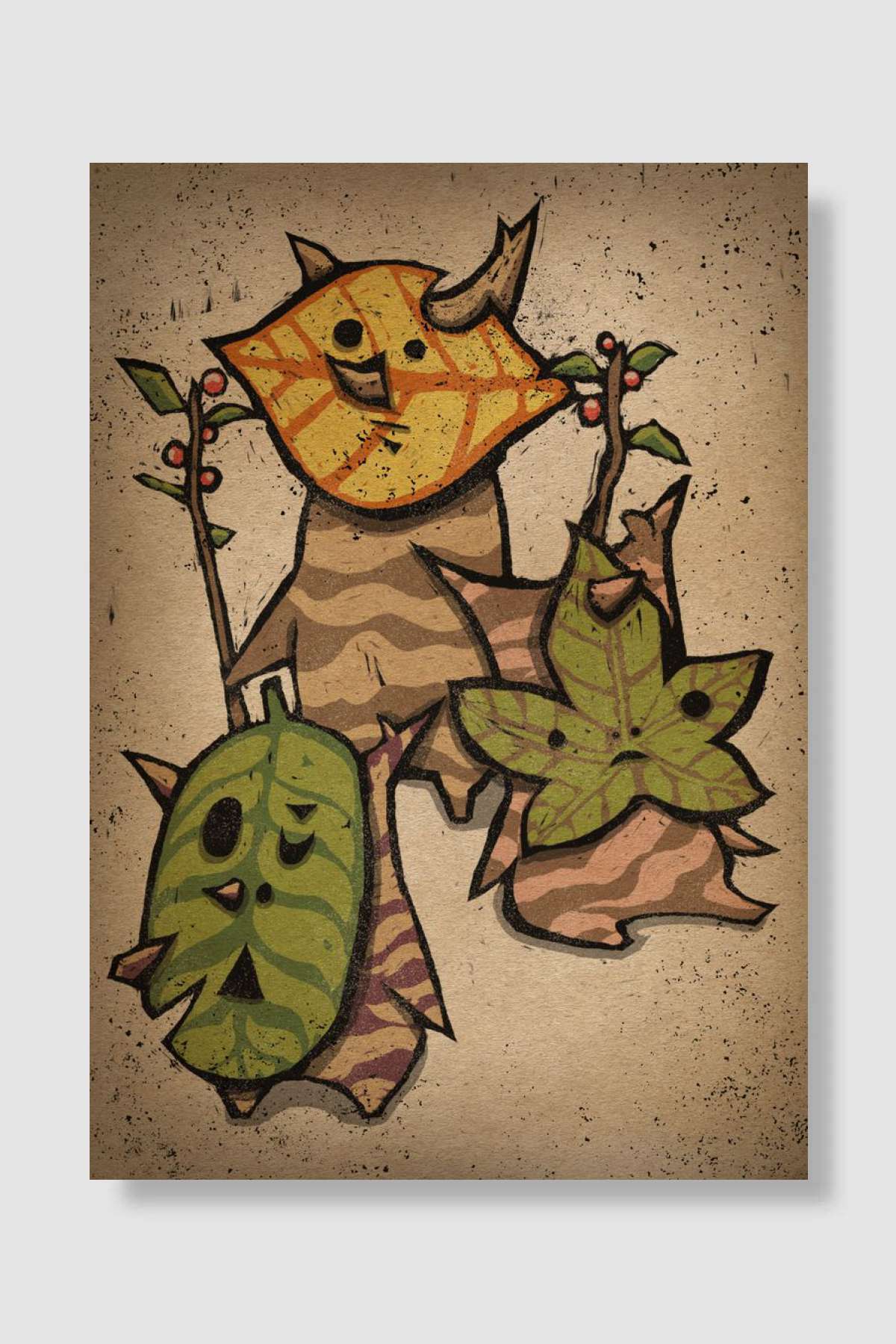 Korok Oyun Poster Çerçevesiz Yüksek Kalite Oyun Afiş Duvar Poster