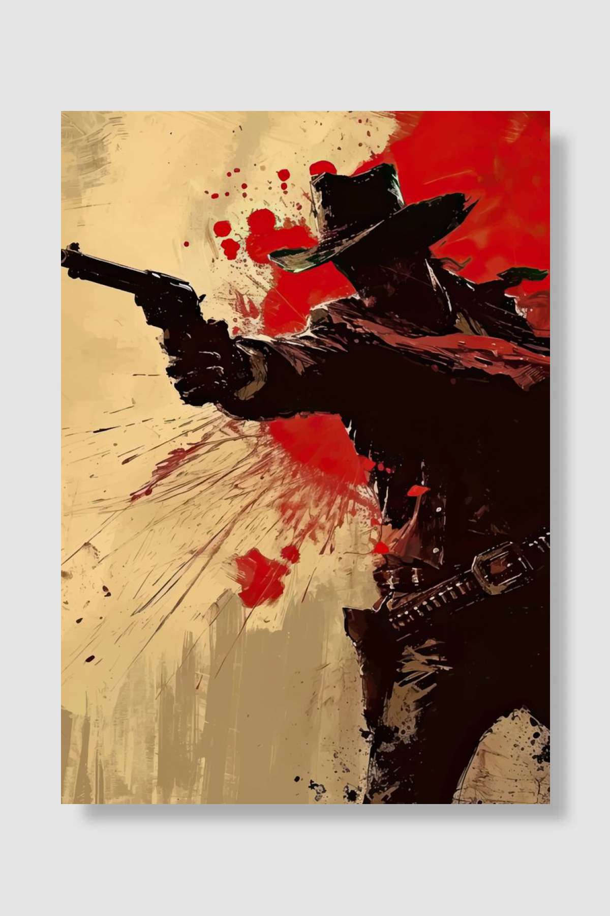RDR Red Dead 2 Oyun Poster Çerçevesiz Yüksek Kalite Oyun Afiş Duvar Poster