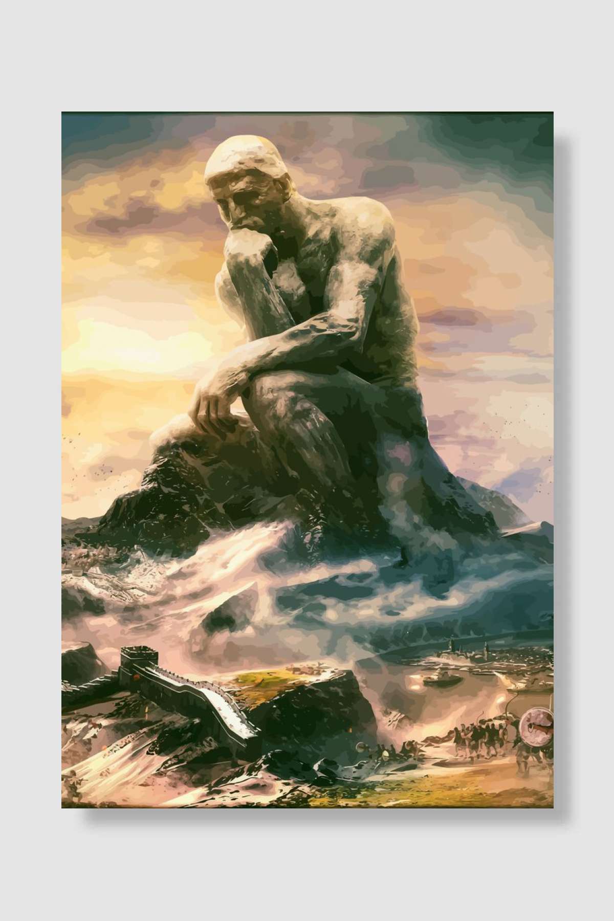 Civilization Oyun Poster Çerçevesiz Yüksek Kalite Oyun Afiş Duvar Poster