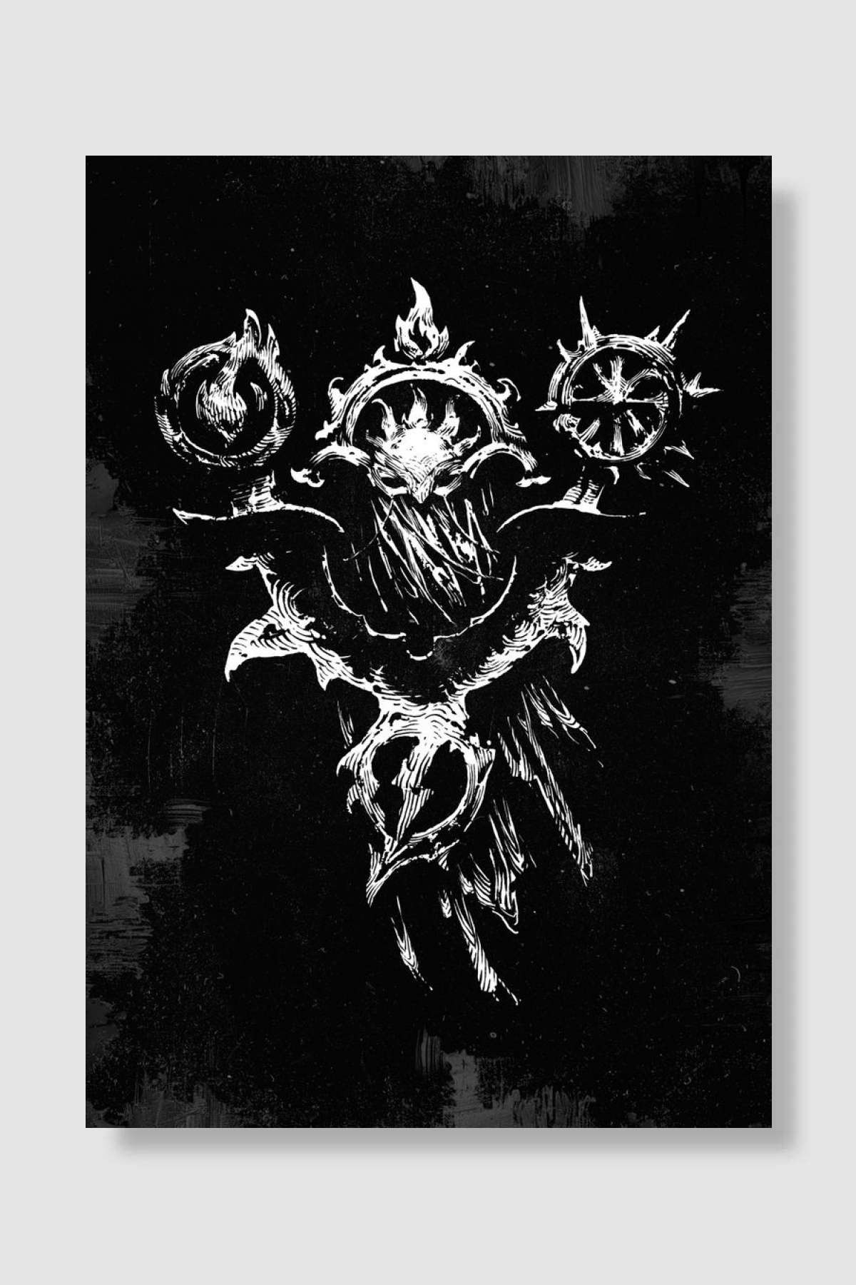 Sorcerer's Sigil Oyun Poster Çerçevesiz Yüksek Kalite Oyun Afiş Duvar Poster
