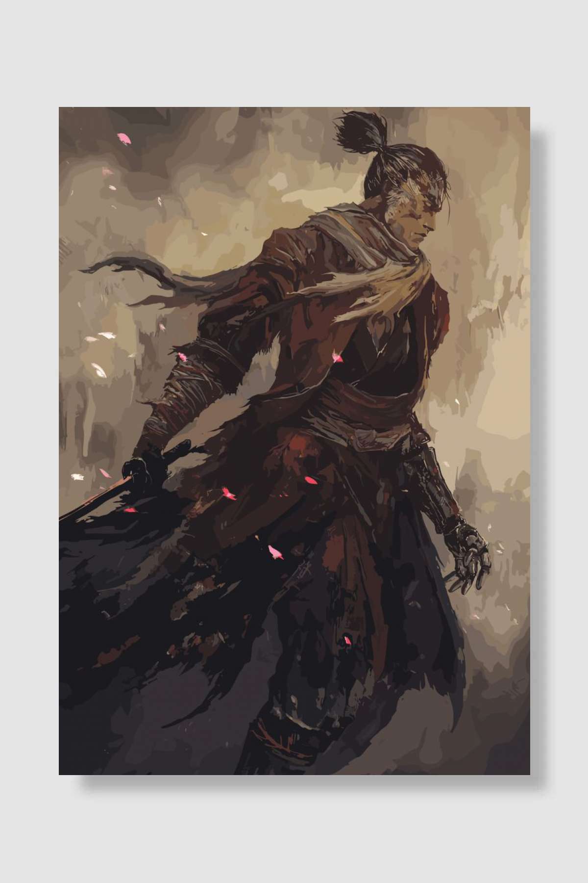 shadow die twice samurai Oyun Poster Çerçevesiz Yüksek Kalite Oyun Afiş Duvar Poster