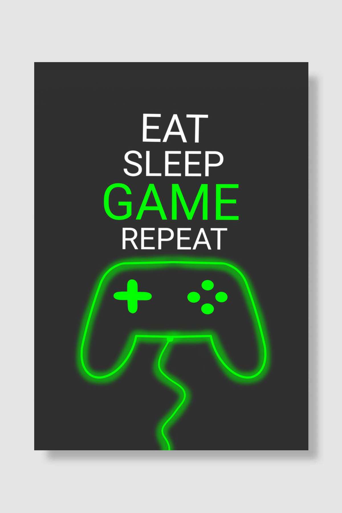 Gamer Lifestyle Poster Oyun Poster Çerçevesiz Yüksek Kalite Oyun Afiş Duvar Poster