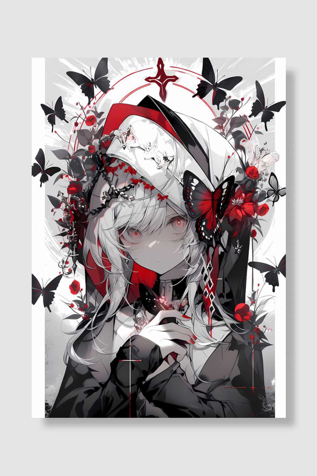 Butterfly Fantasia Oyun Poster Çerçevesiz Yüksek Kalite Oyun Afiş Duvar Poster