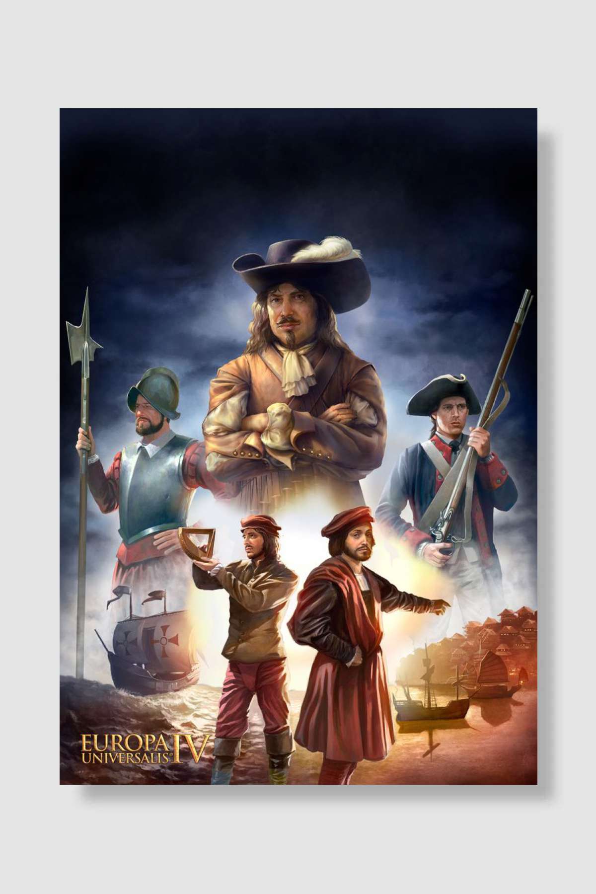 EUIV Art Oyun Poster Çerçevesiz Yüksek Kalite Oyun Afiş Duvar Poster