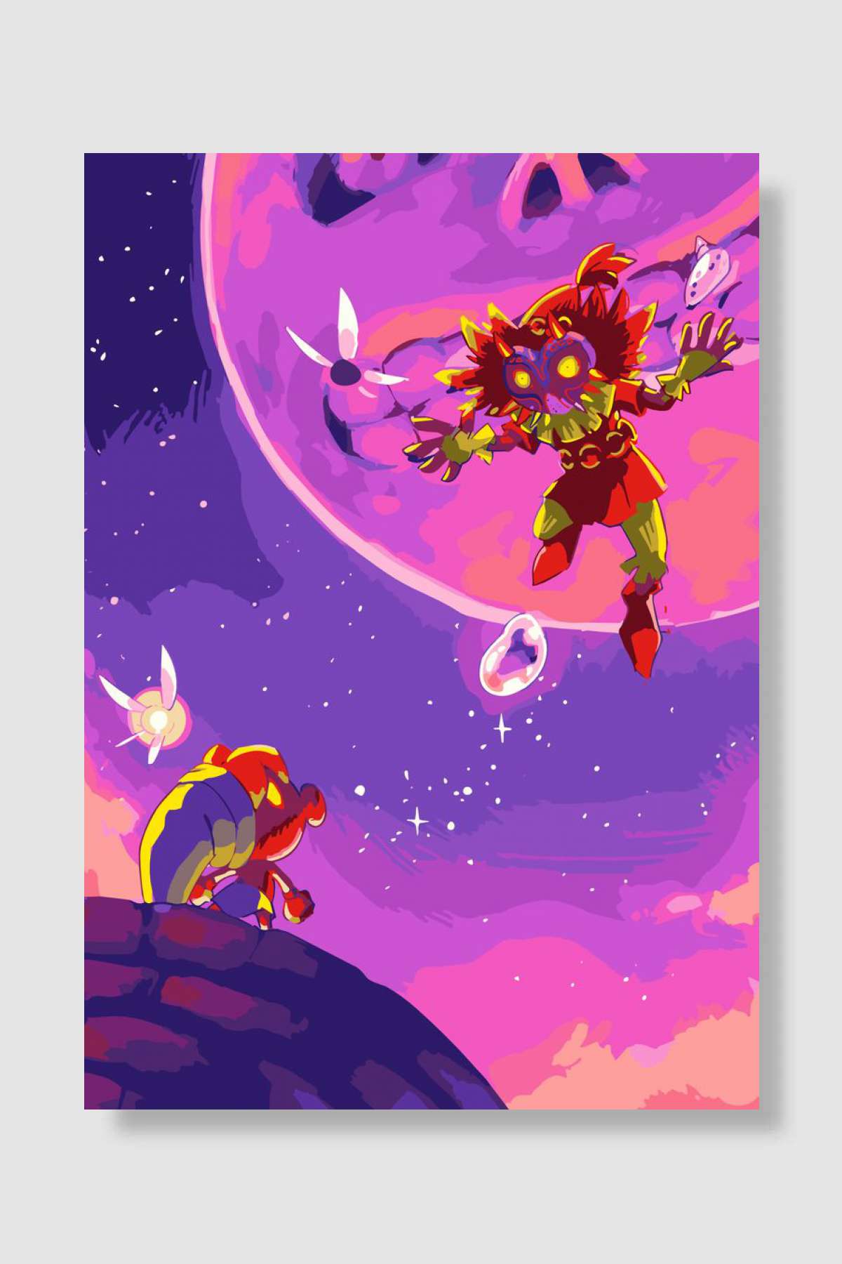 link zelda game Gaming Oyun Poster Çerçevesiz Yüksek Kalite Oyun Afiş Duvar Poster