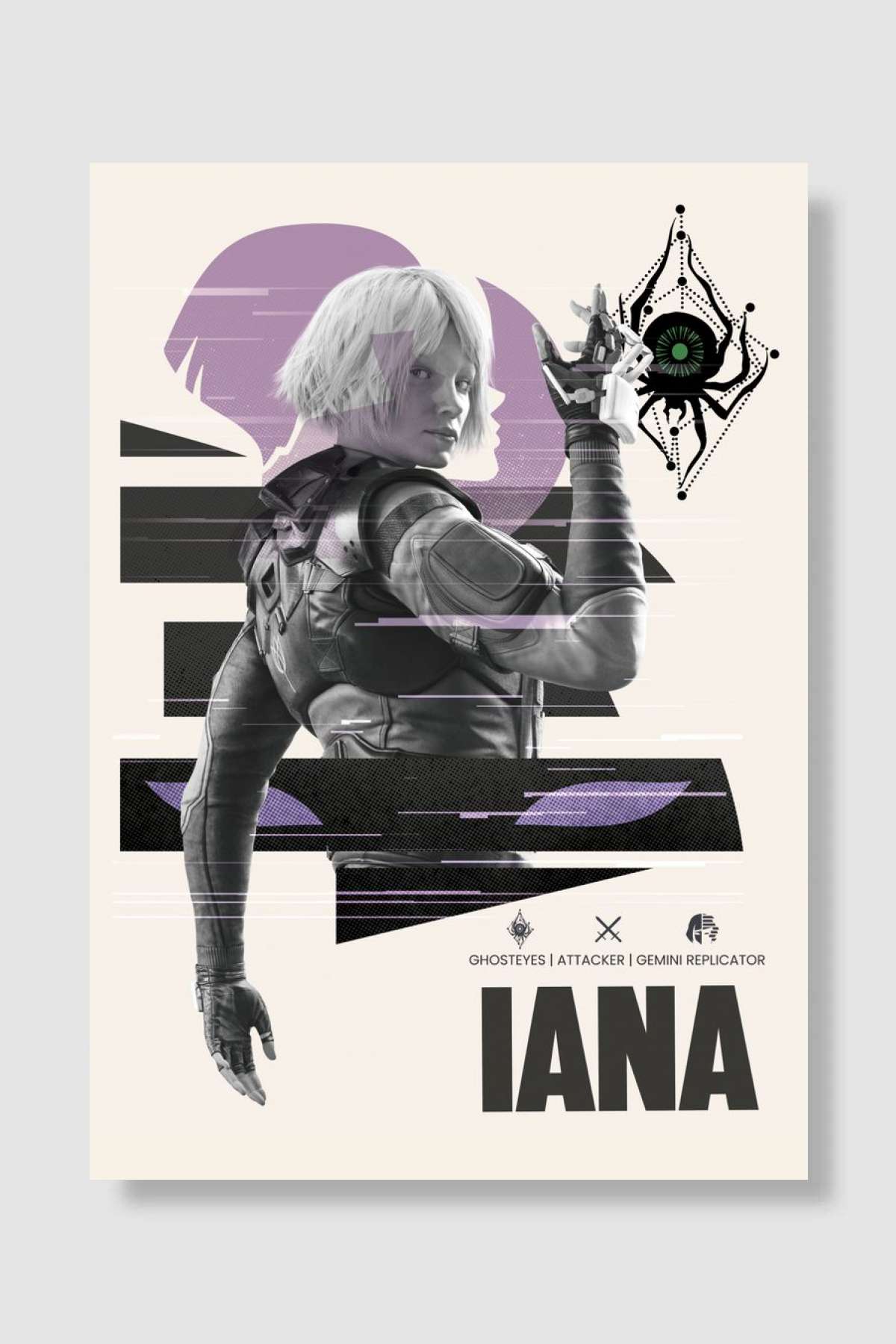 Iana Oyun Poster Çerçevesiz Yüksek Kalite Oyun Afiş Duvar Poster