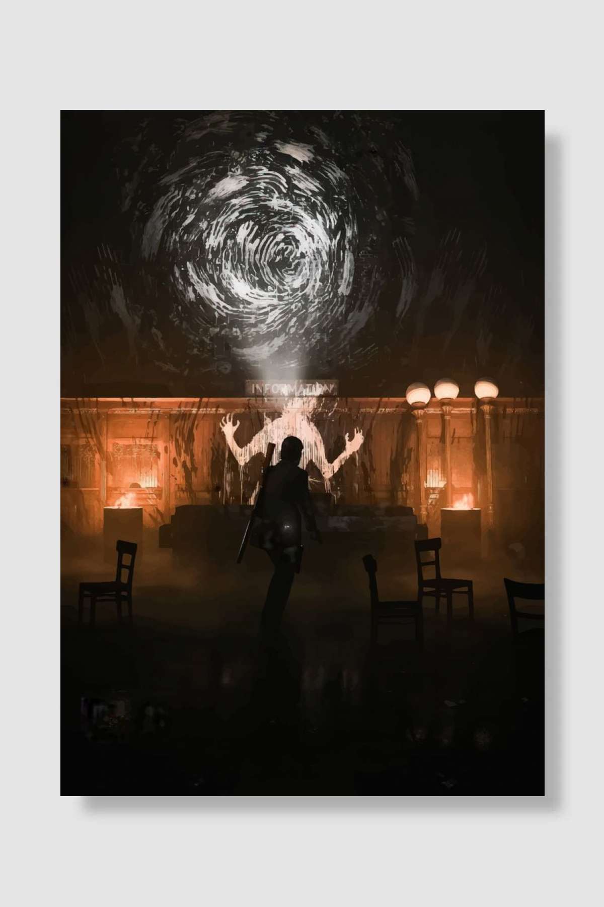 Alan Wake Game ART Oyun Poster Çerçevesiz Yüksek Kalite Oyun Afiş Duvar Poster