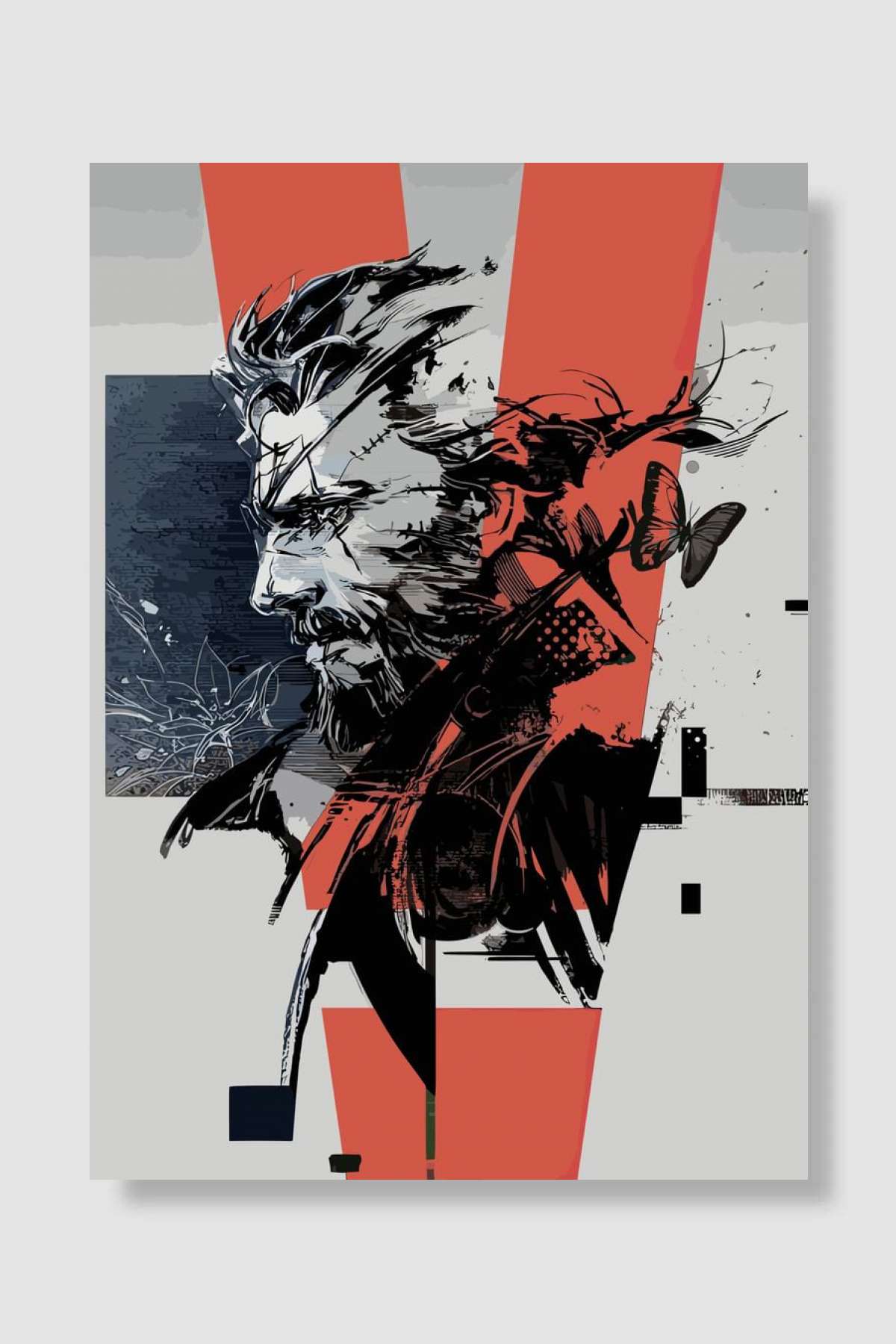 METAL GEAR SOLID SNAKE V Oyun Poster Çerçevesiz Yüksek Kalite Oyun Afiş Duvar Poster