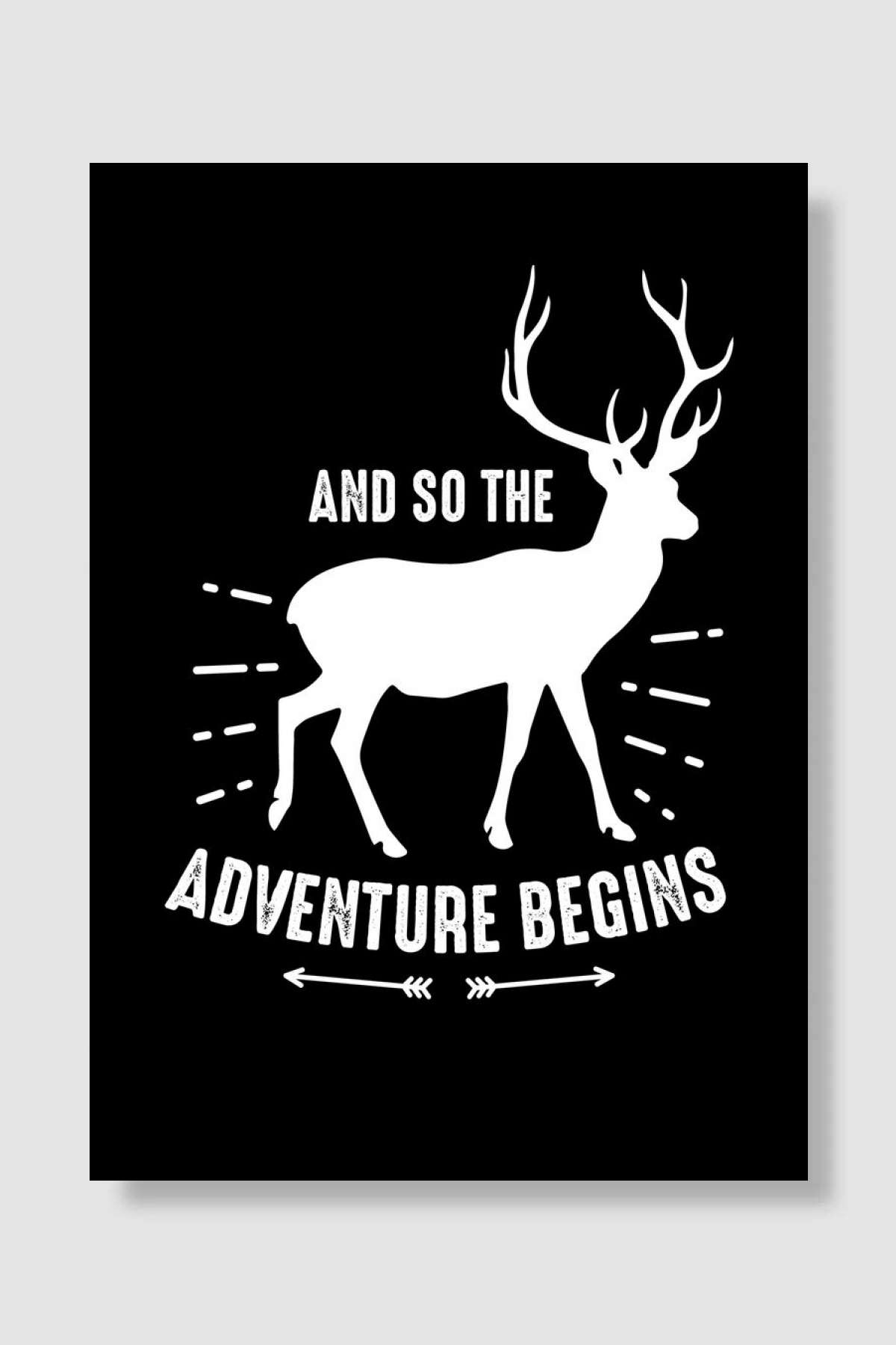 The Adventure Begins Oyun Poster Çerçevesiz Yüksek Kalite Oyun Afiş Duvar Poster