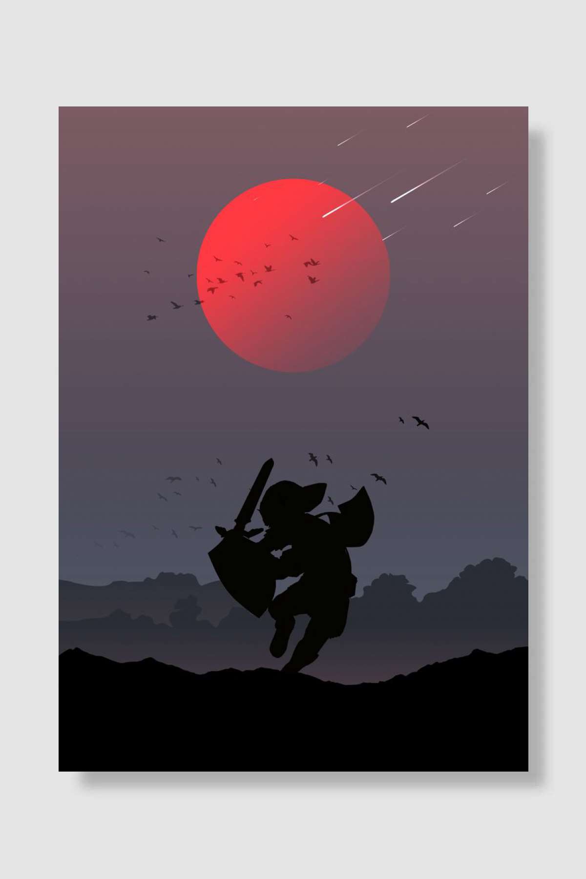 Breath of the Wild Poster Oyun Poster Çerçevesiz Yüksek Kalite Oyun Afiş Duvar Poster