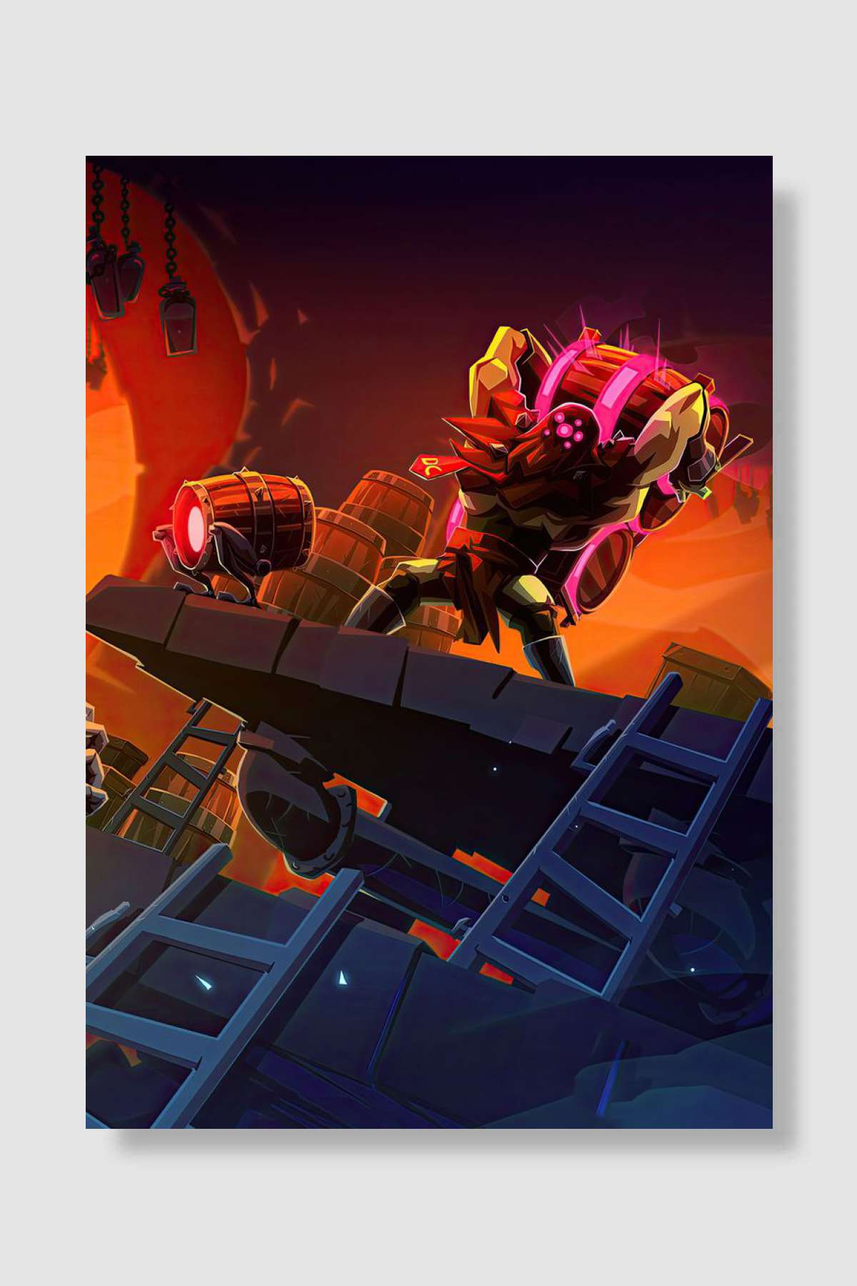 Dead cells Oyun Poster Çerçevesiz Yüksek Kalite Oyun Afiş Duvar Poster