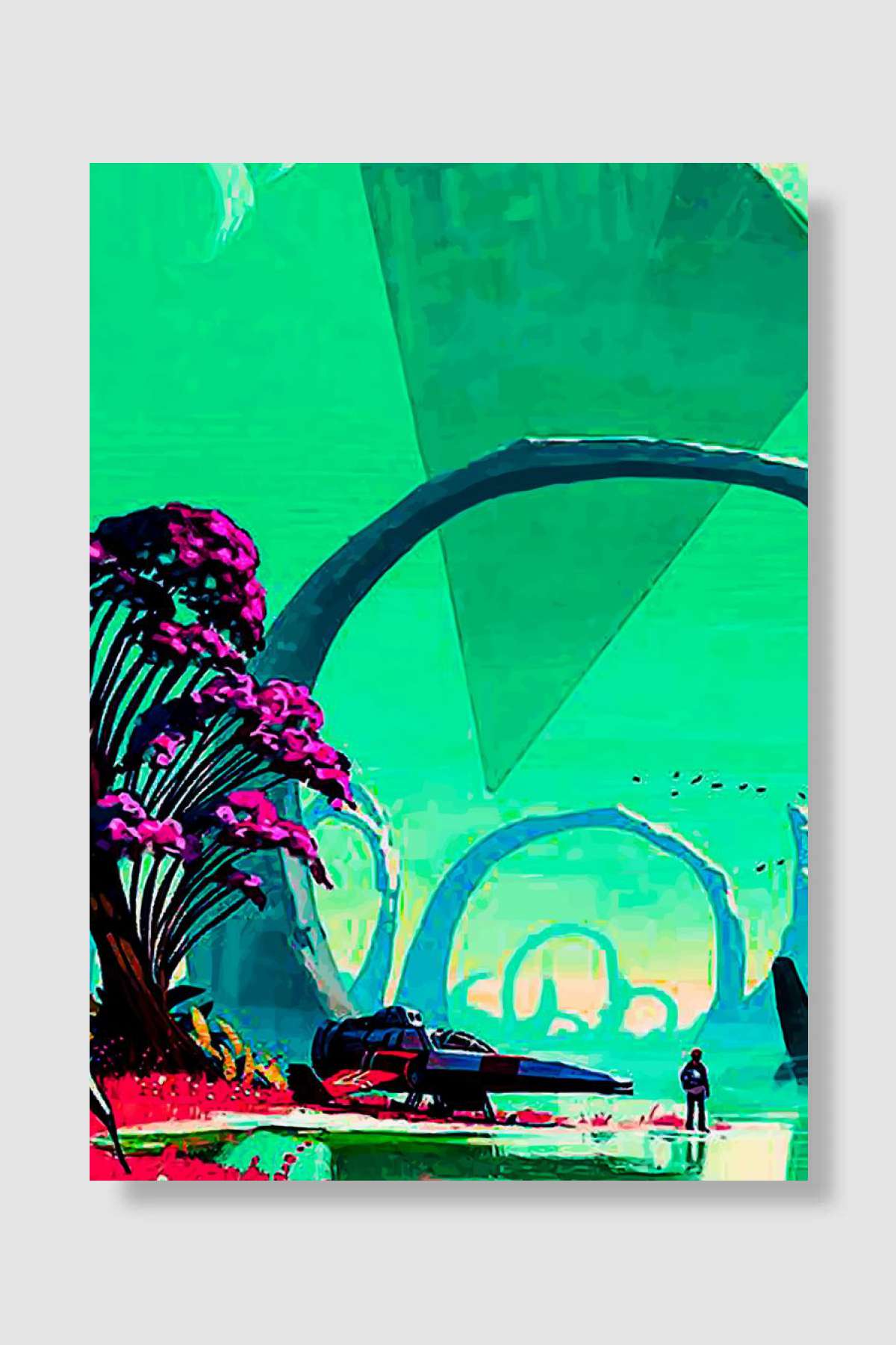 no mans sky Oyun Poster Çerçevesiz Yüksek Kalite Oyun Afiş Duvar Poster