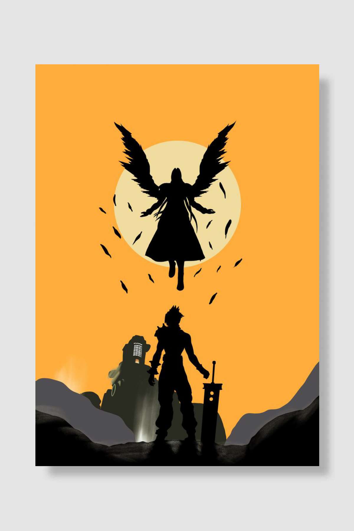 Final fantasy Oyun Poster Çerçevesiz Yüksek Kalite Oyun Afiş Duvar Poster